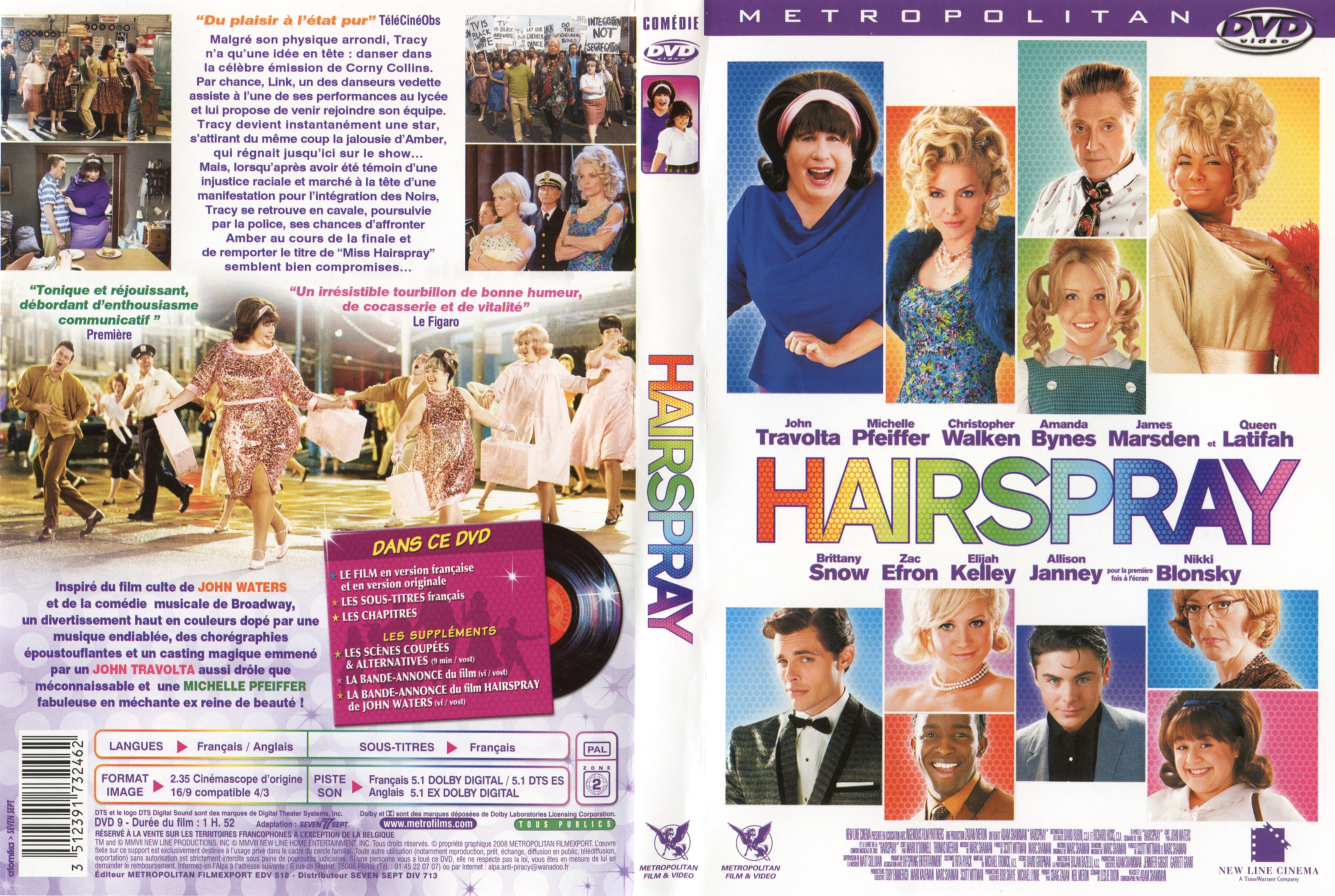 Jaquette DVD Hairspray v2
