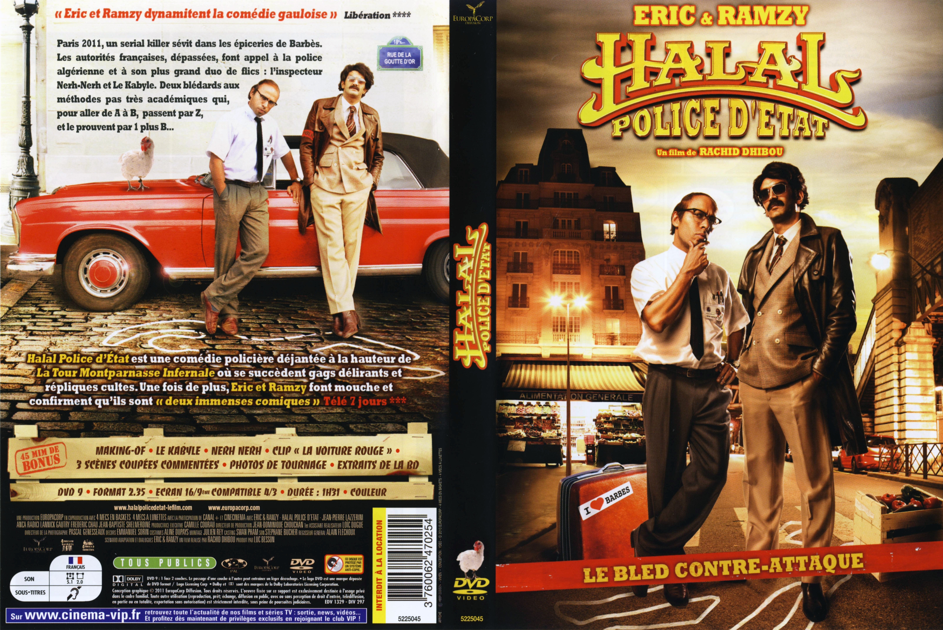 Jaquette DVD Halal police d