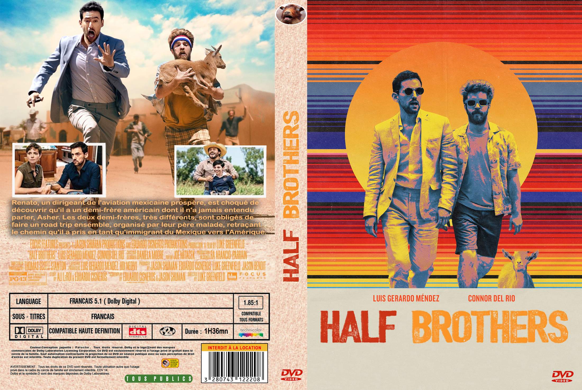 Jaquette DVD Half brothers custom