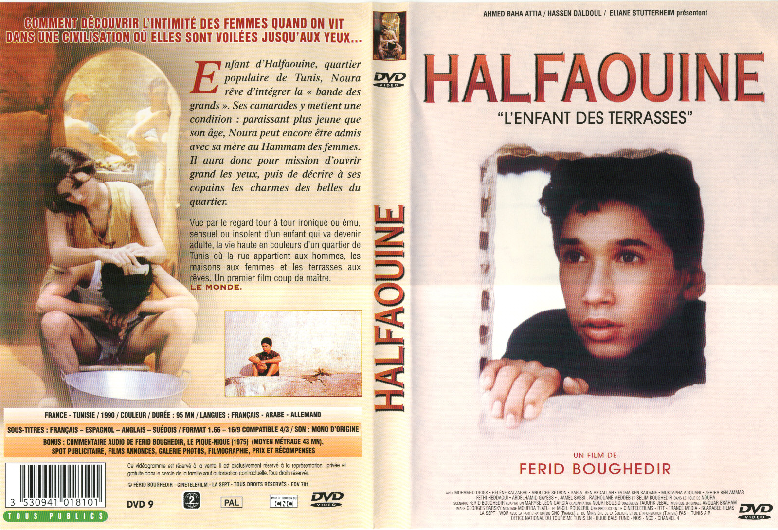Jaquette DVD Halfaouine l