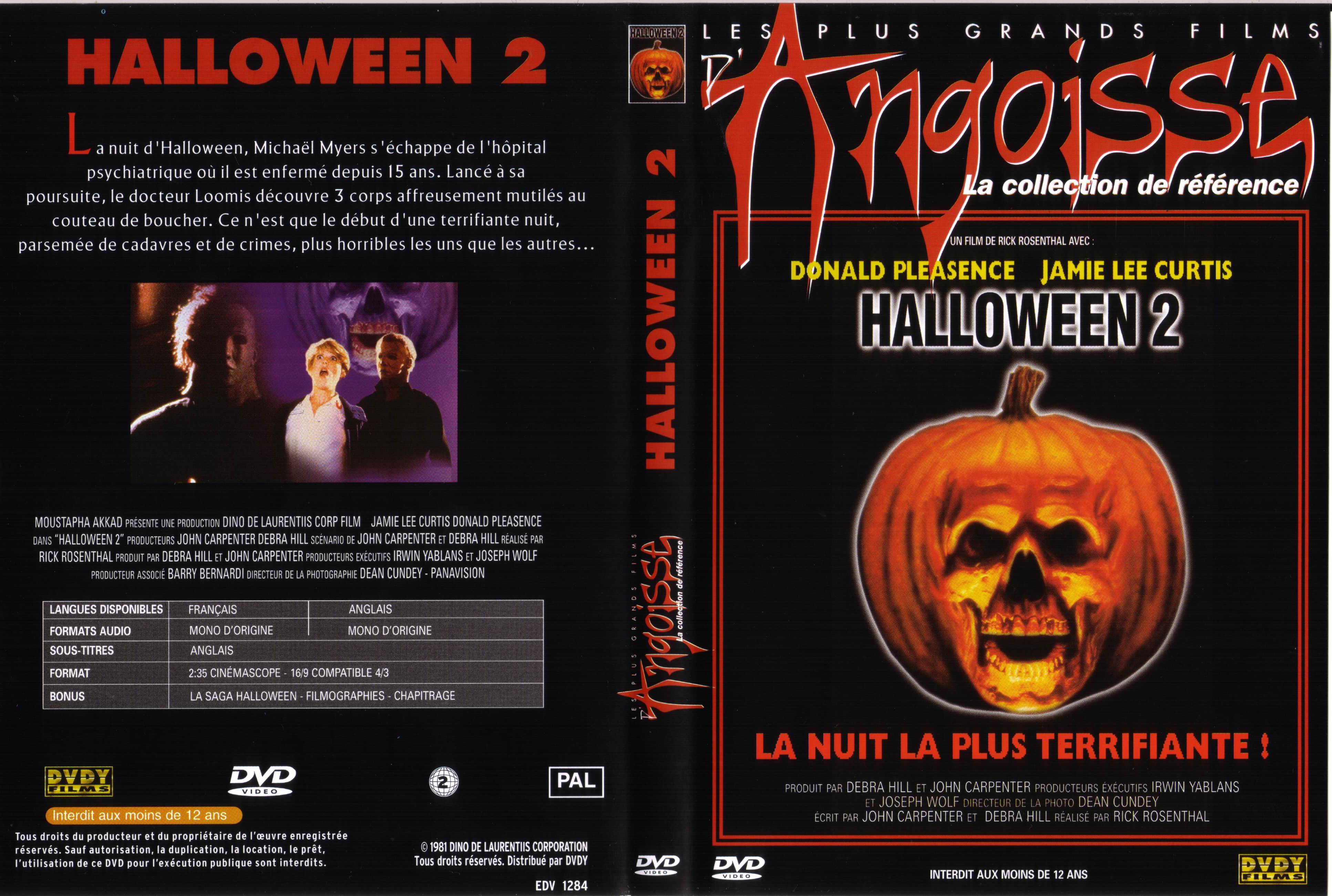 Jaquette DVD Halloween 2