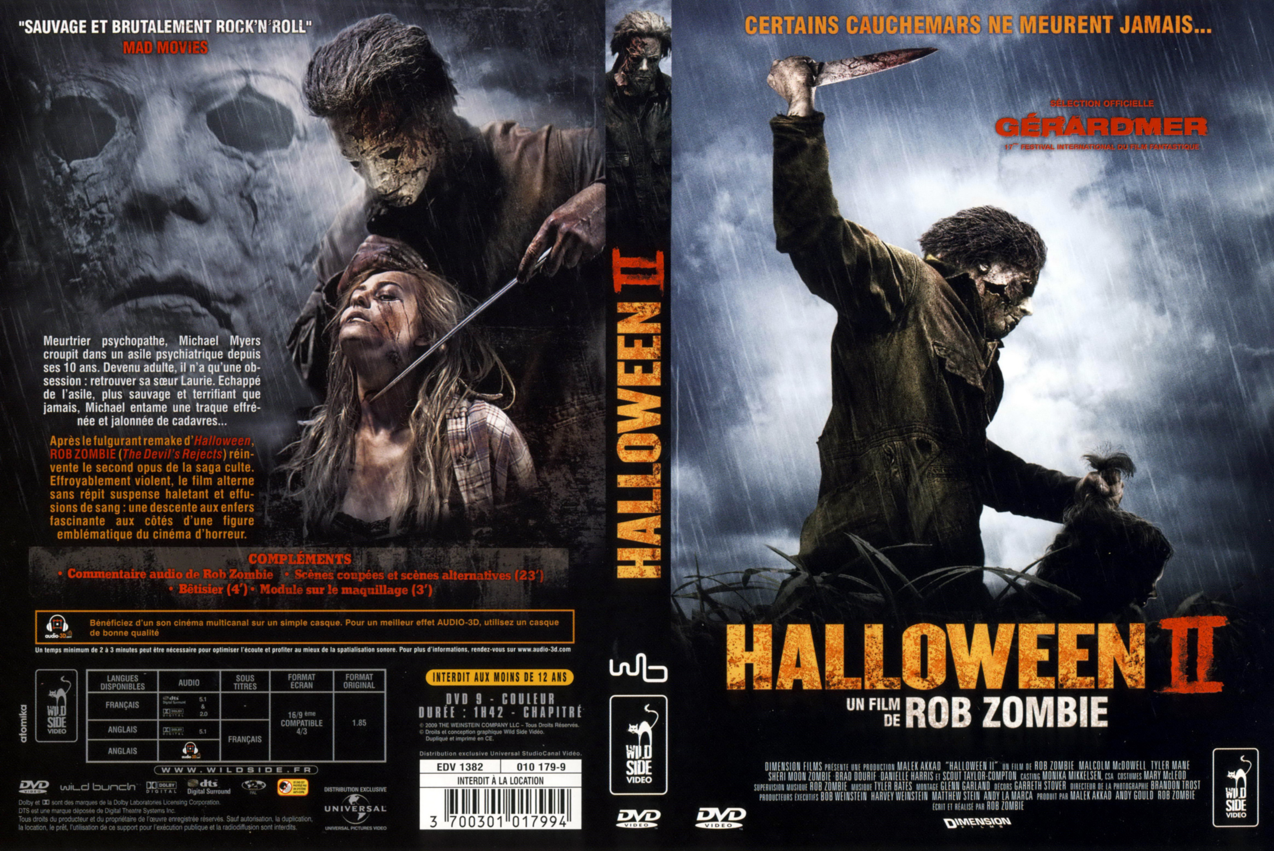 Jaquette DVD Halloween 2 (2009)