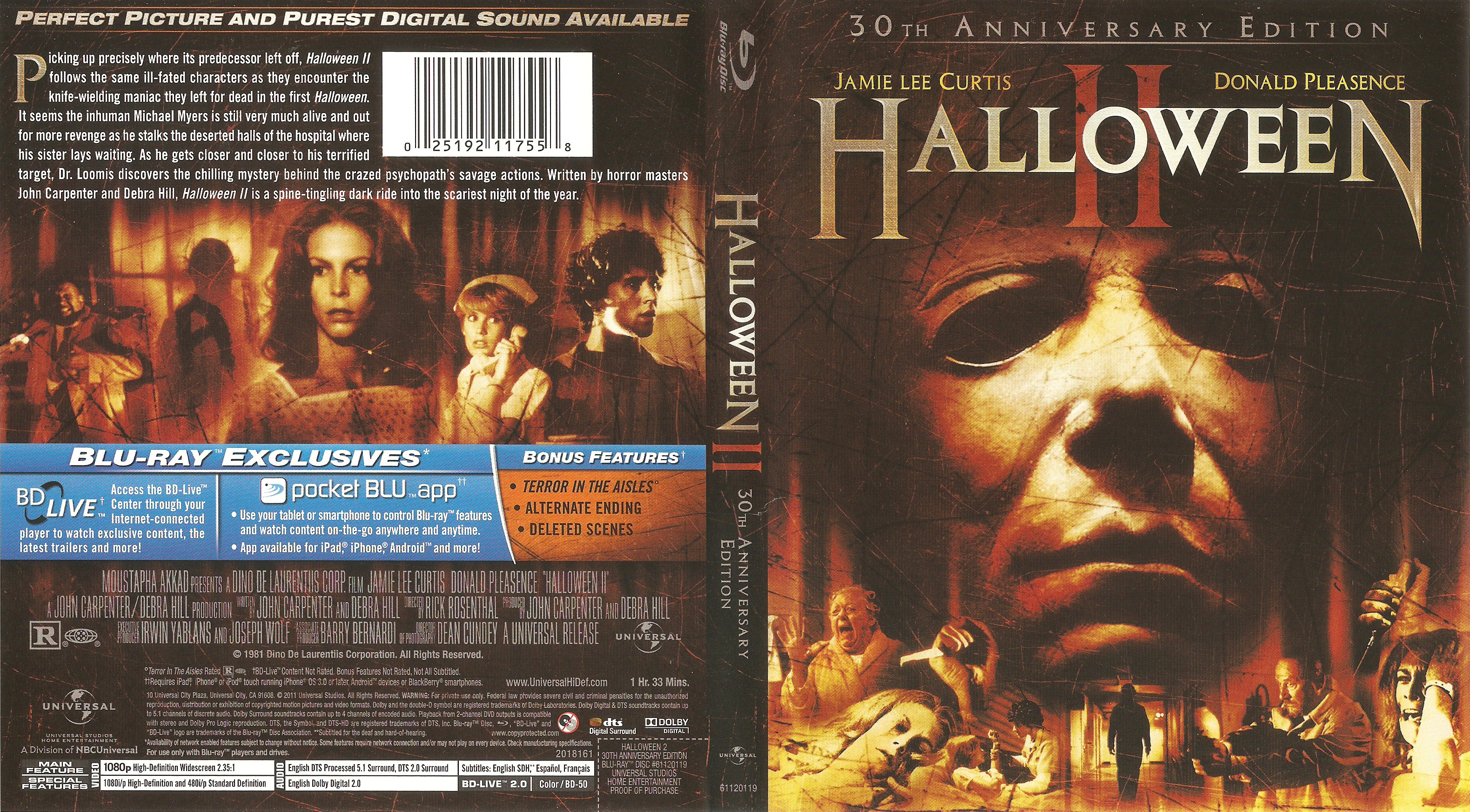 Jaquette DVD Halloween 2 (BLU-RAY)