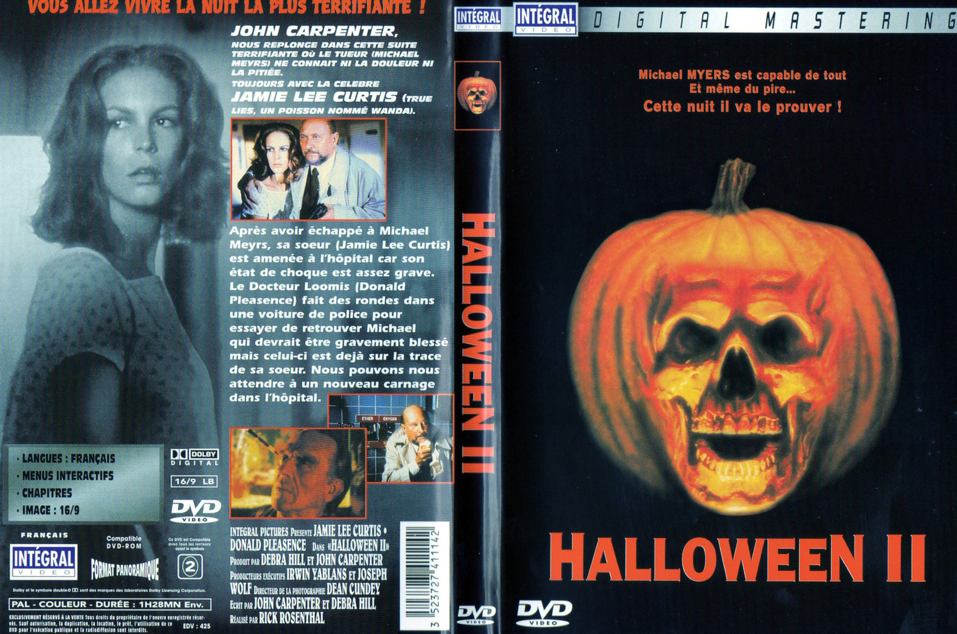 Jaquette DVD Halloween 2 v4