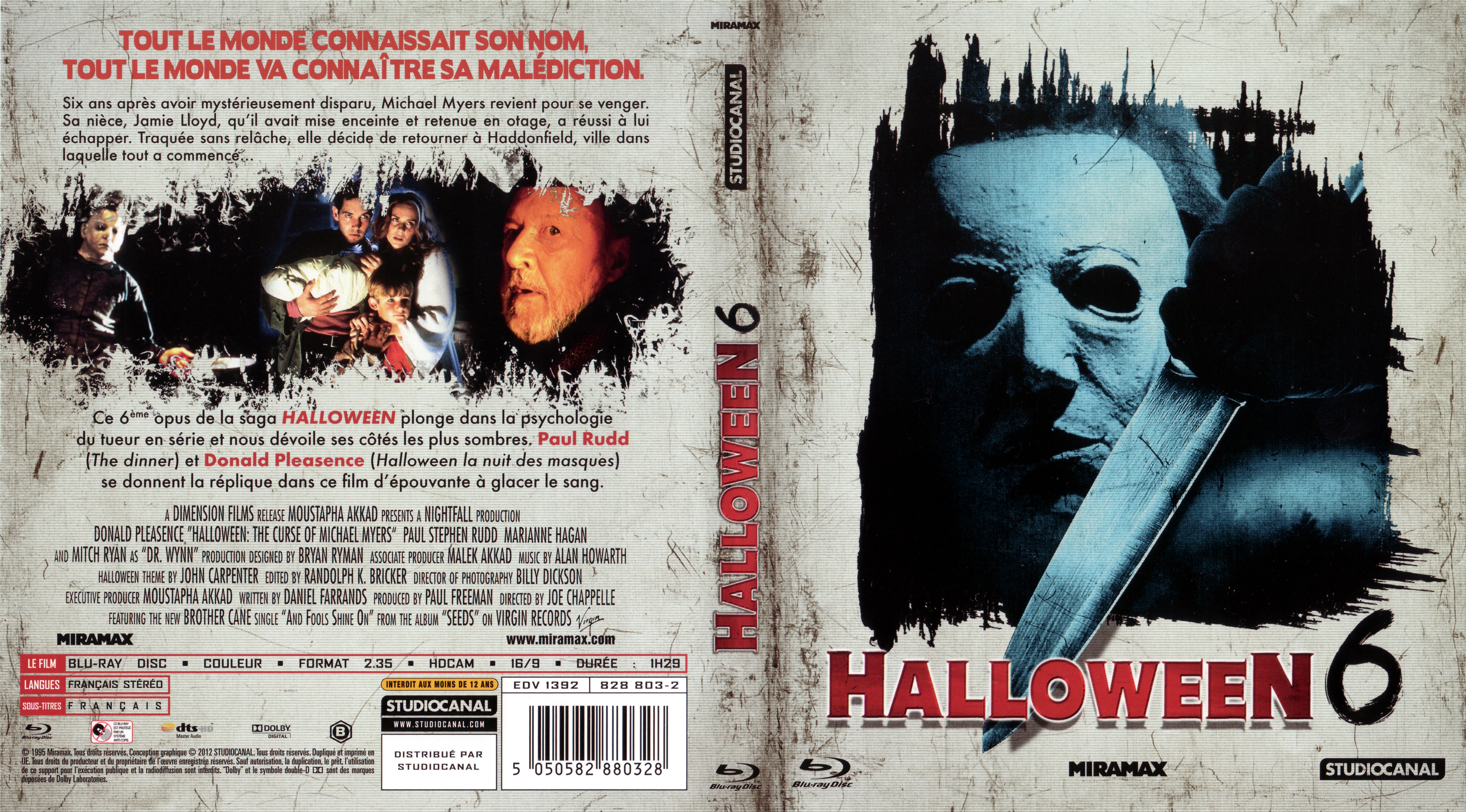 Jaquette DVD Halloween 6 (BLU-RAY)