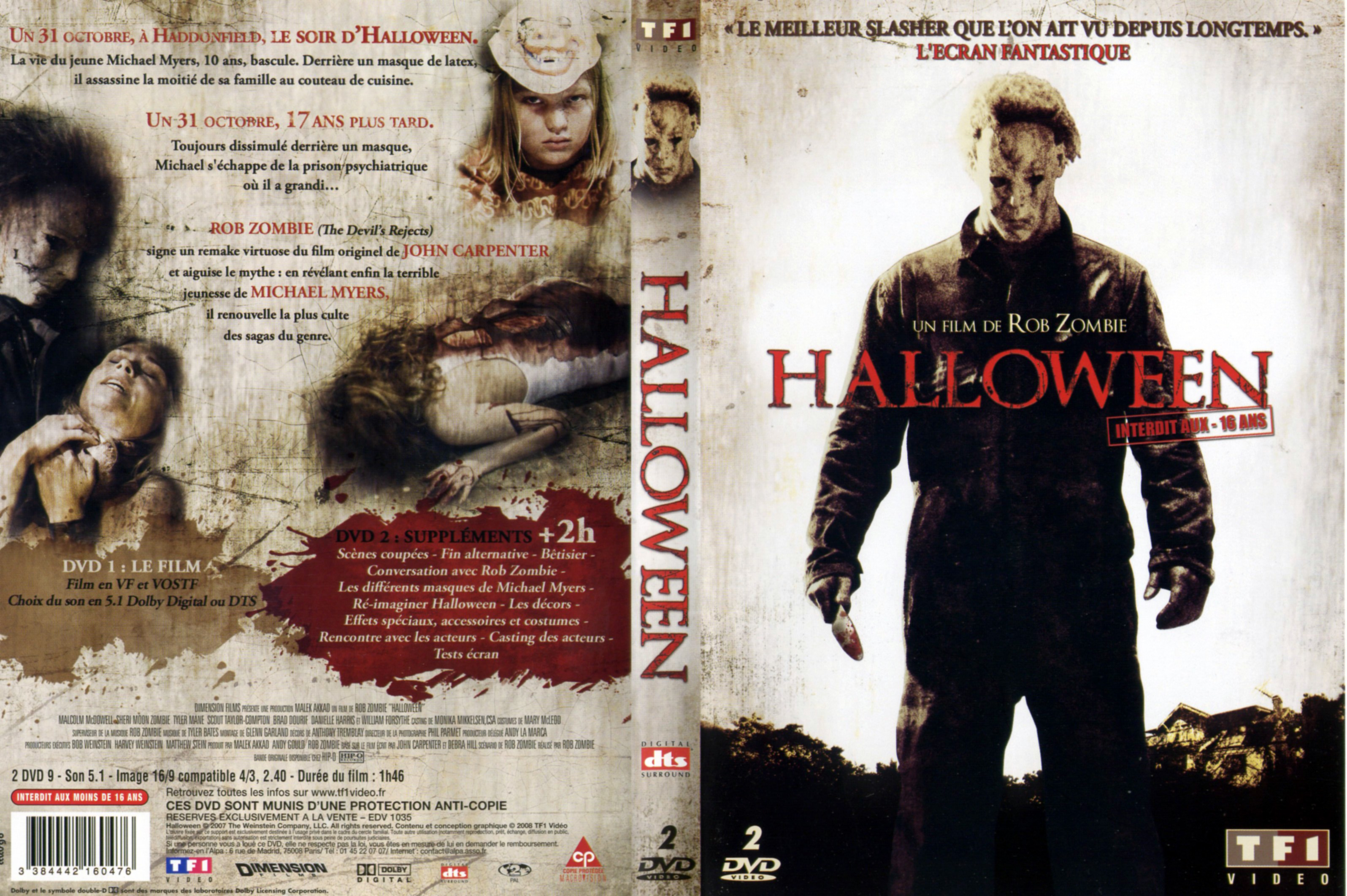 Jaquette DVD Halloween (2007)