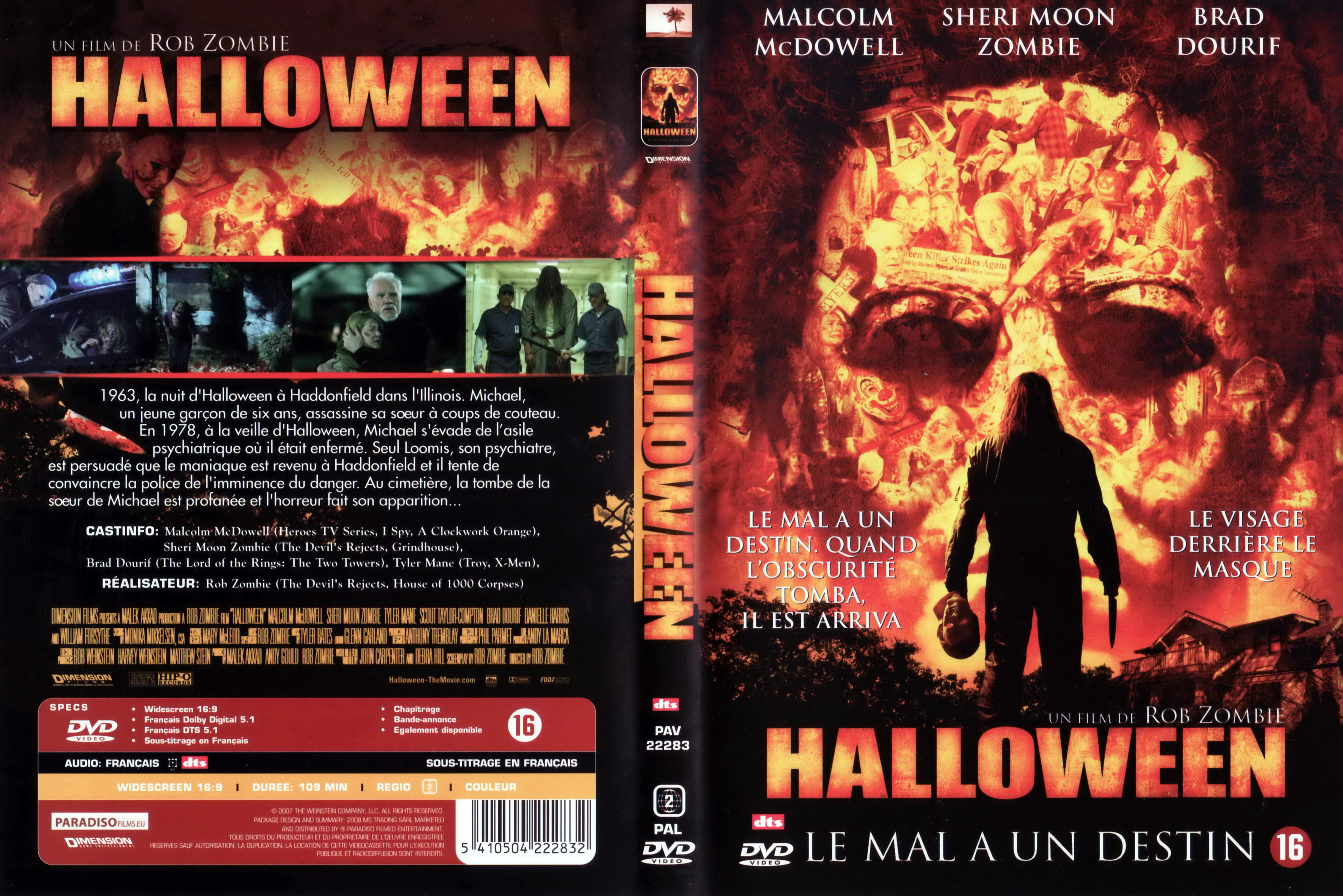 Jaquette DVD Halloween (2007) v2