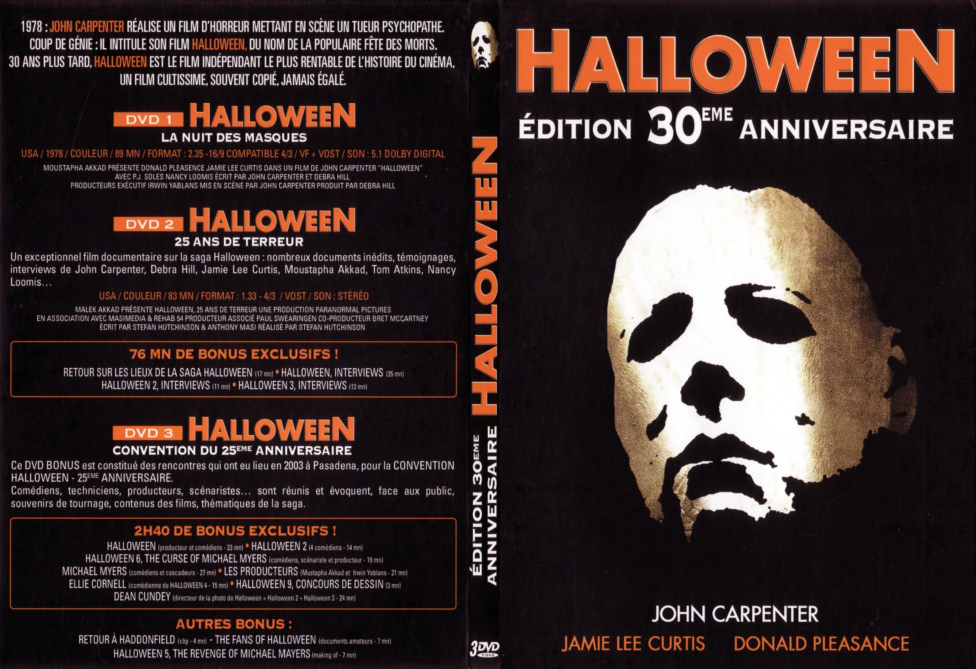 Jaquette DVD Halloween - SLIM