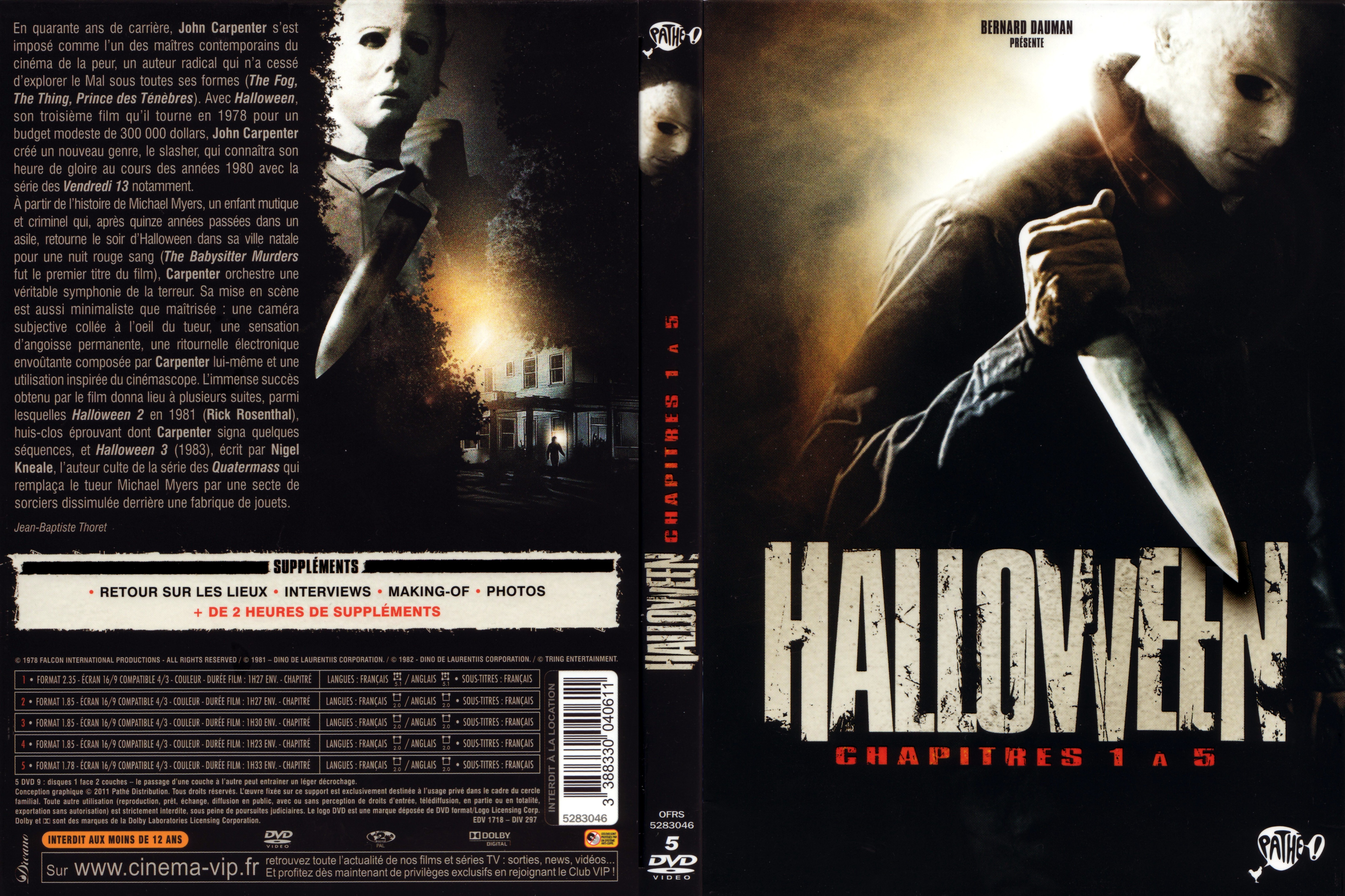 Jaquette DVD Halloween chapitre 1  5