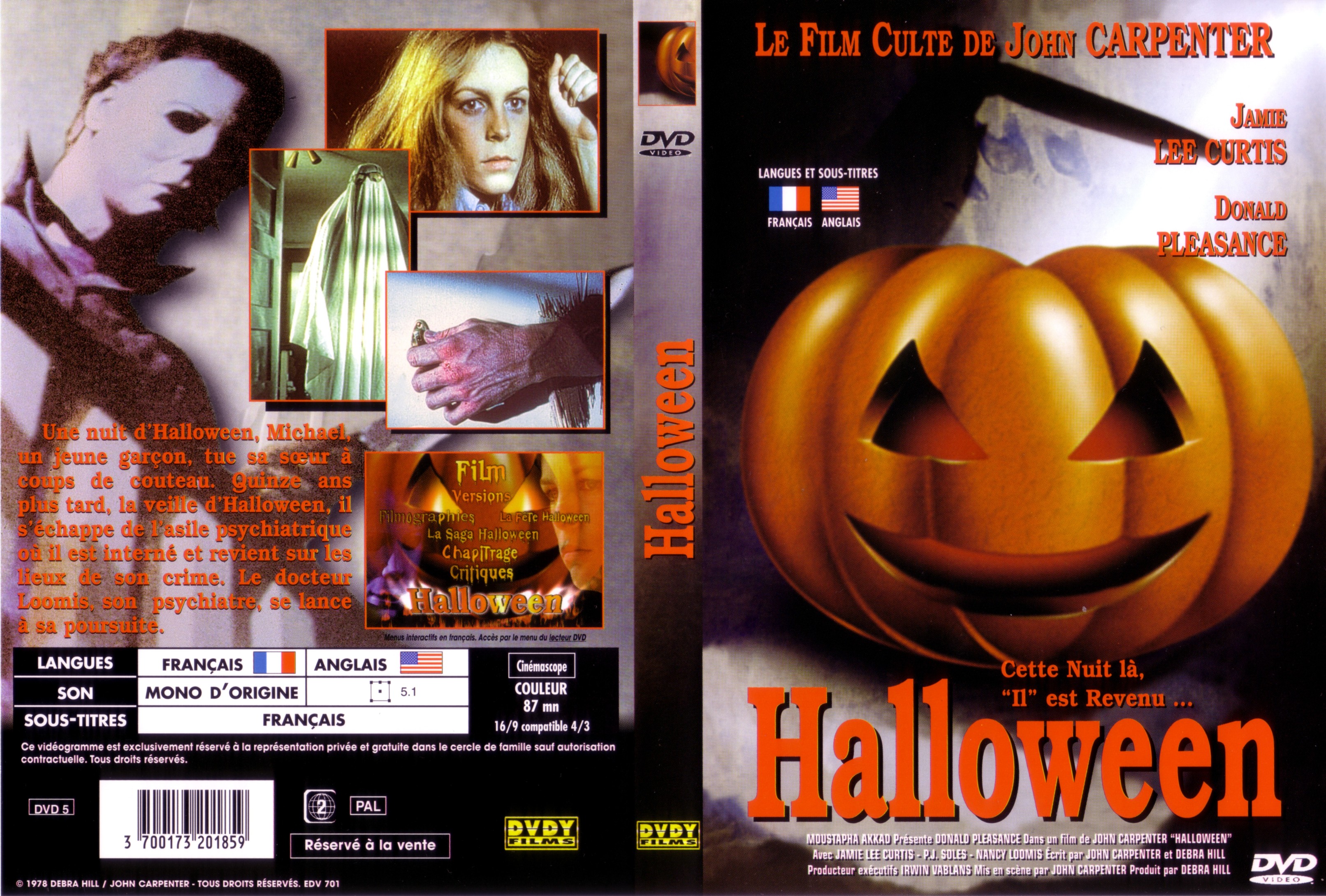 Jaquette DVD Halloween v2