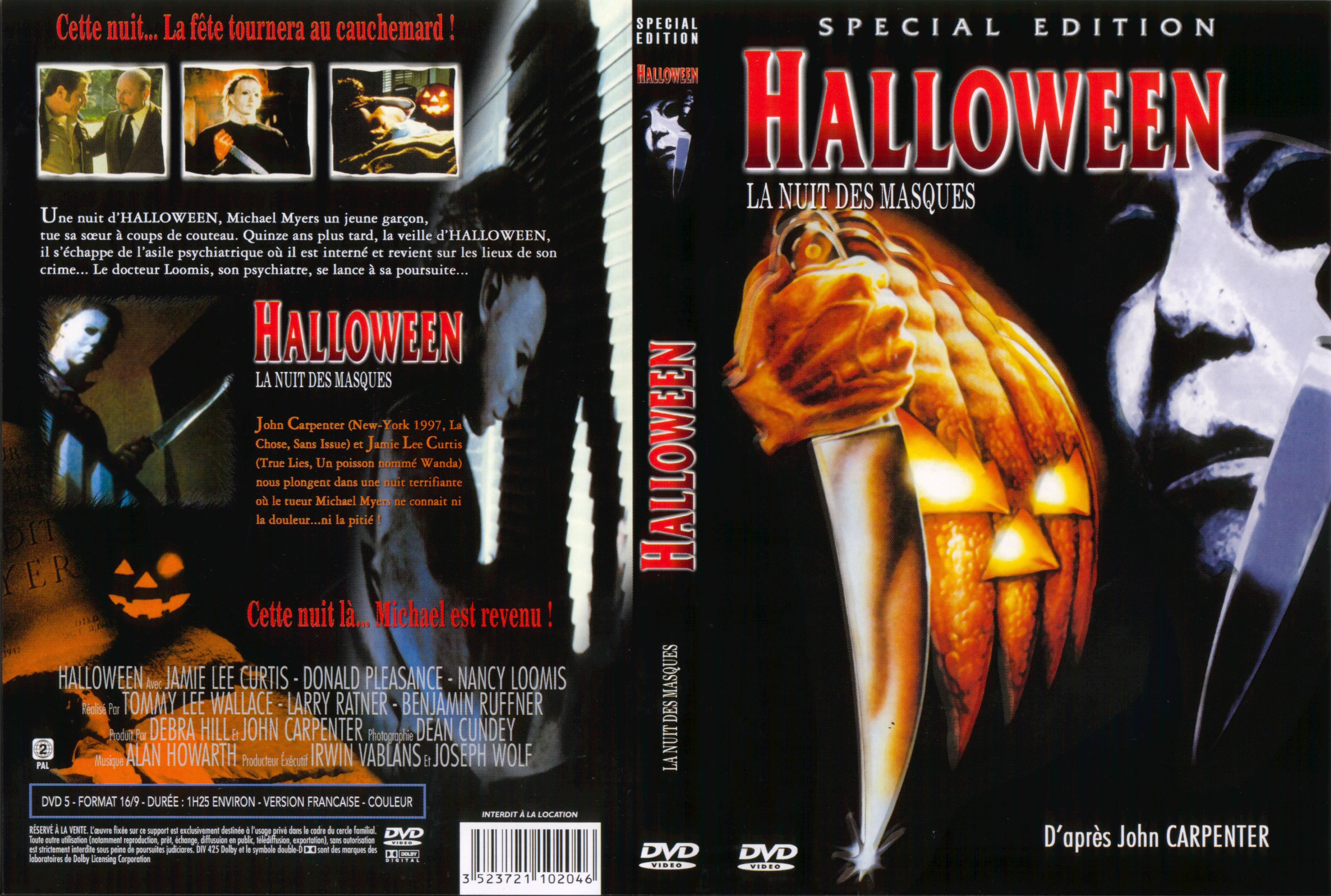 Jaquette DVD Halloween v3