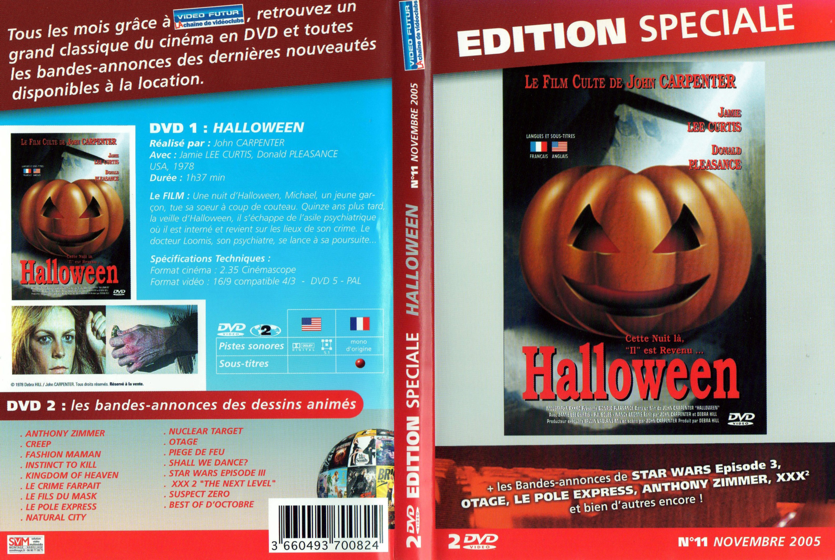 Jaquette DVD Halloween v4