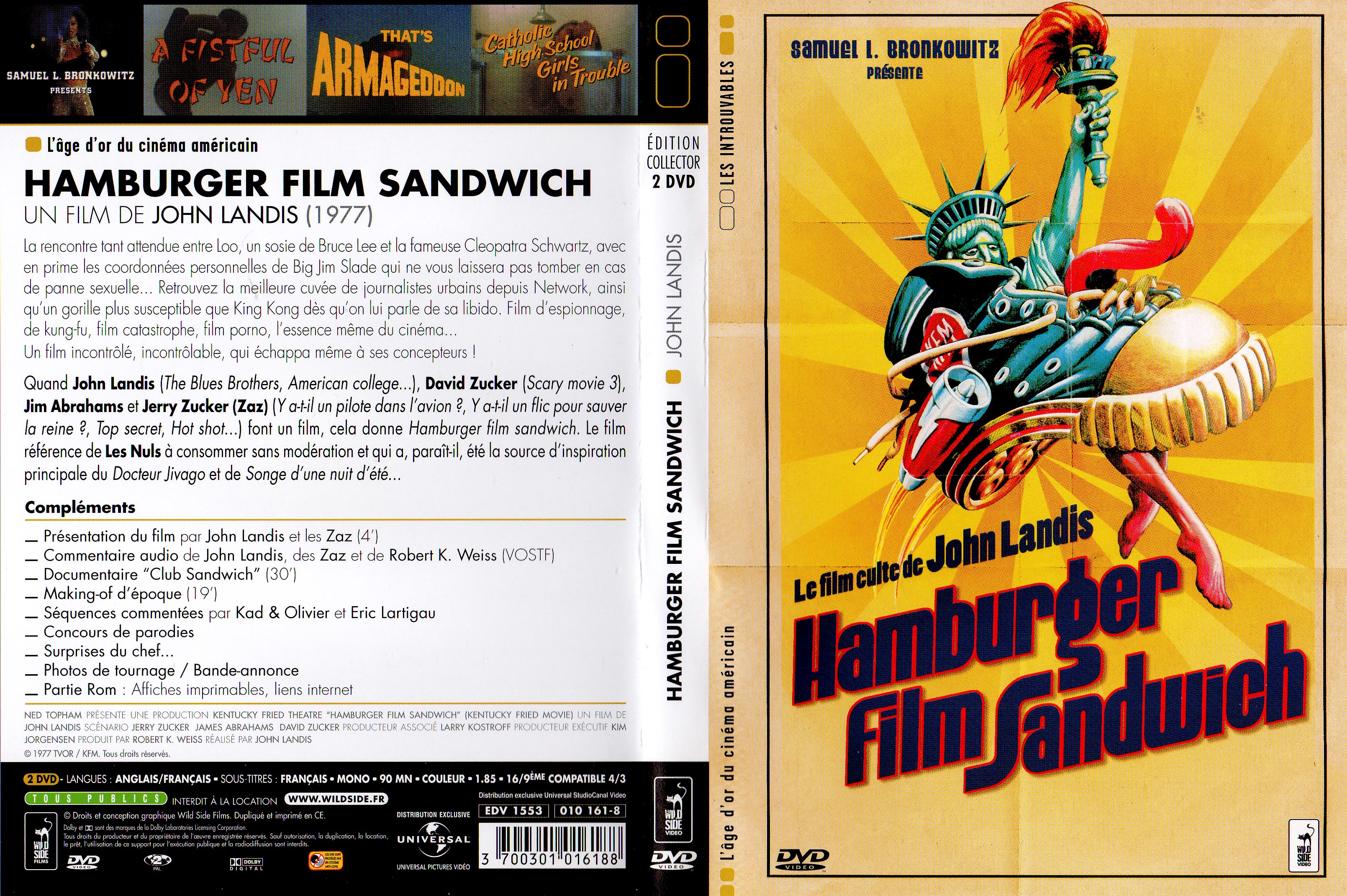 Jaquette DVD Hamburger film sandwich v2