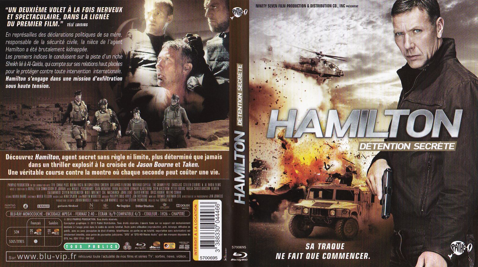 Jaquette DVD Hamilton - Dtention secrte (BLU-RAY)