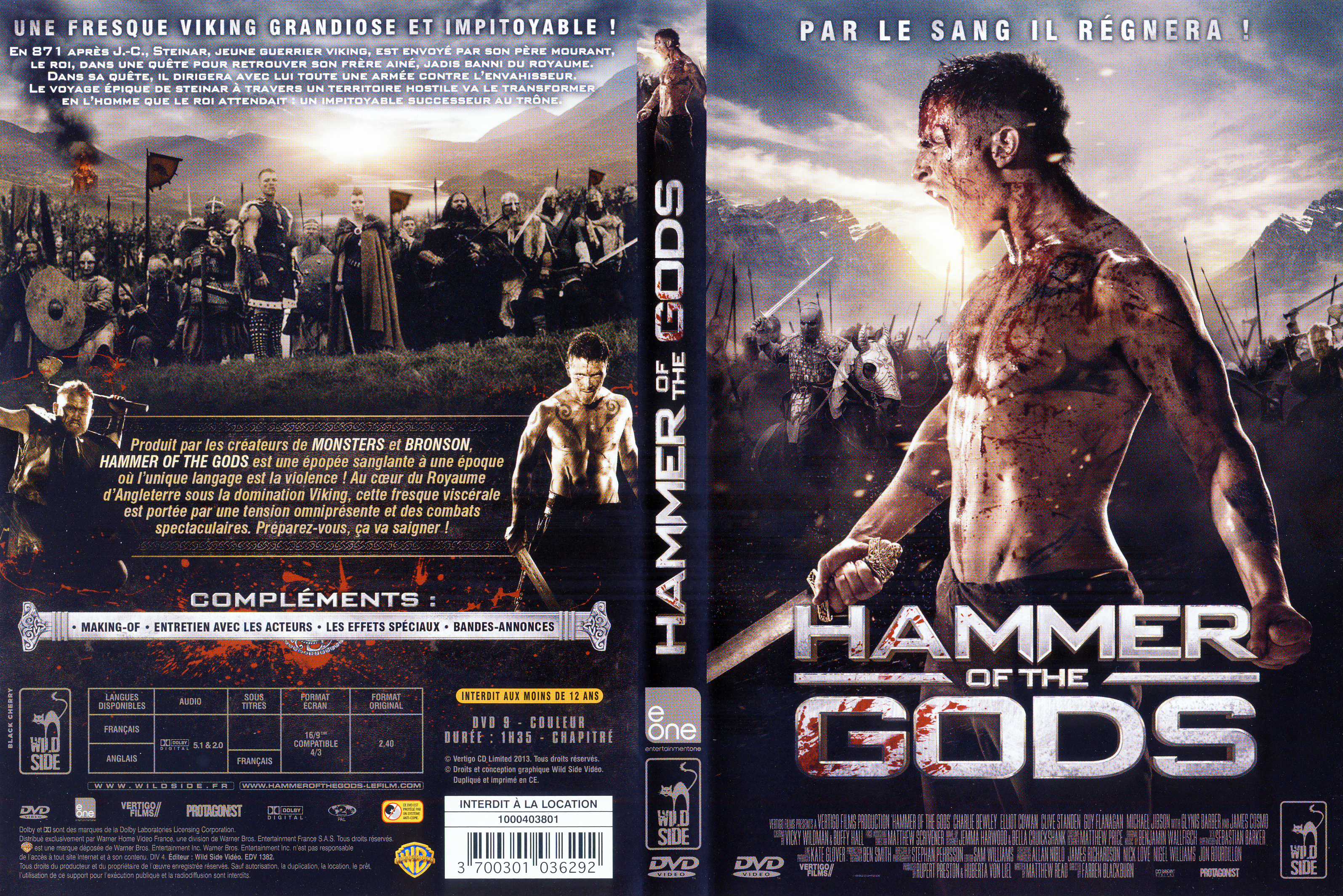 Jaquette DVD Hammer of the Gods