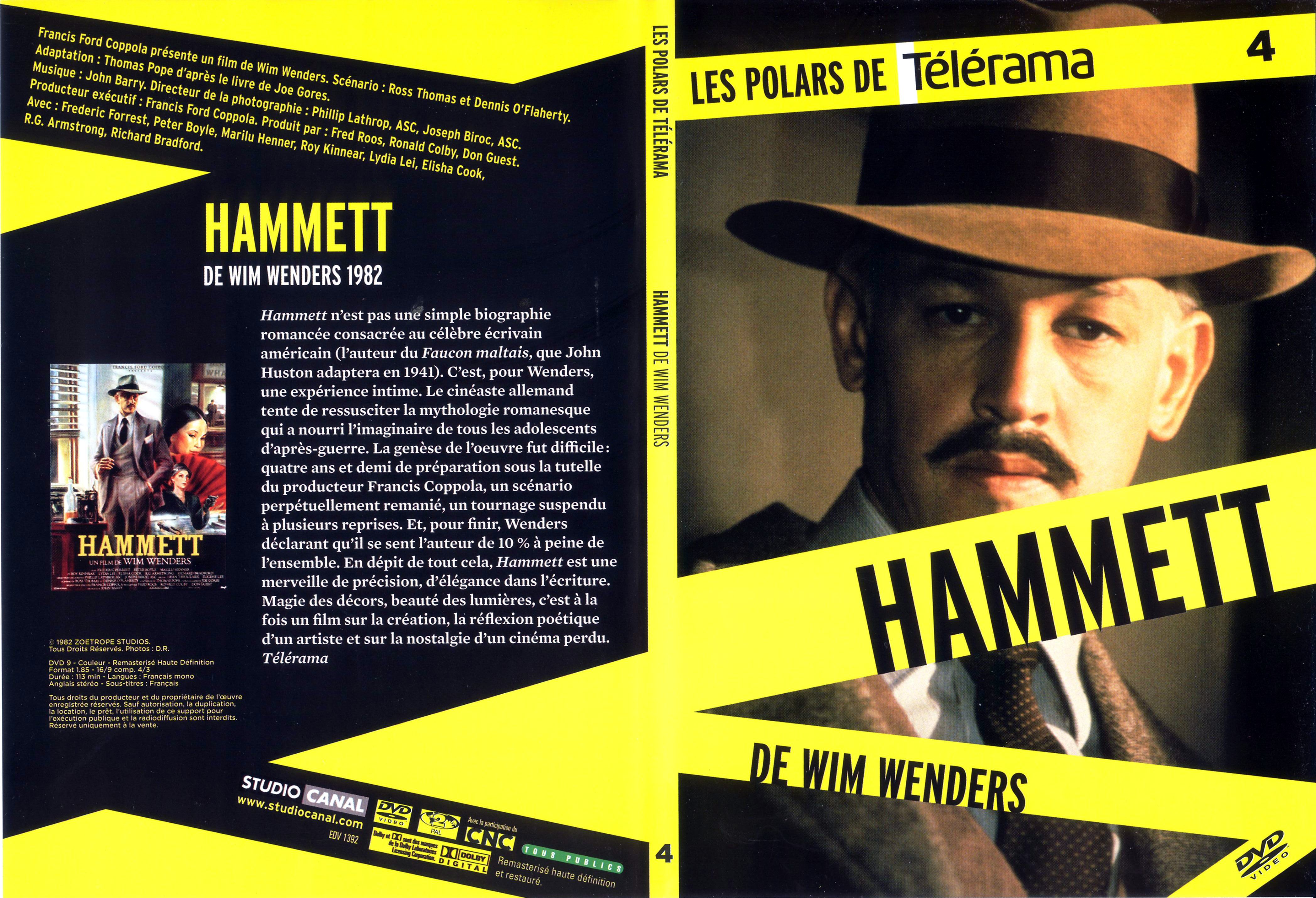 Jaquette DVD Hammett - SLIM