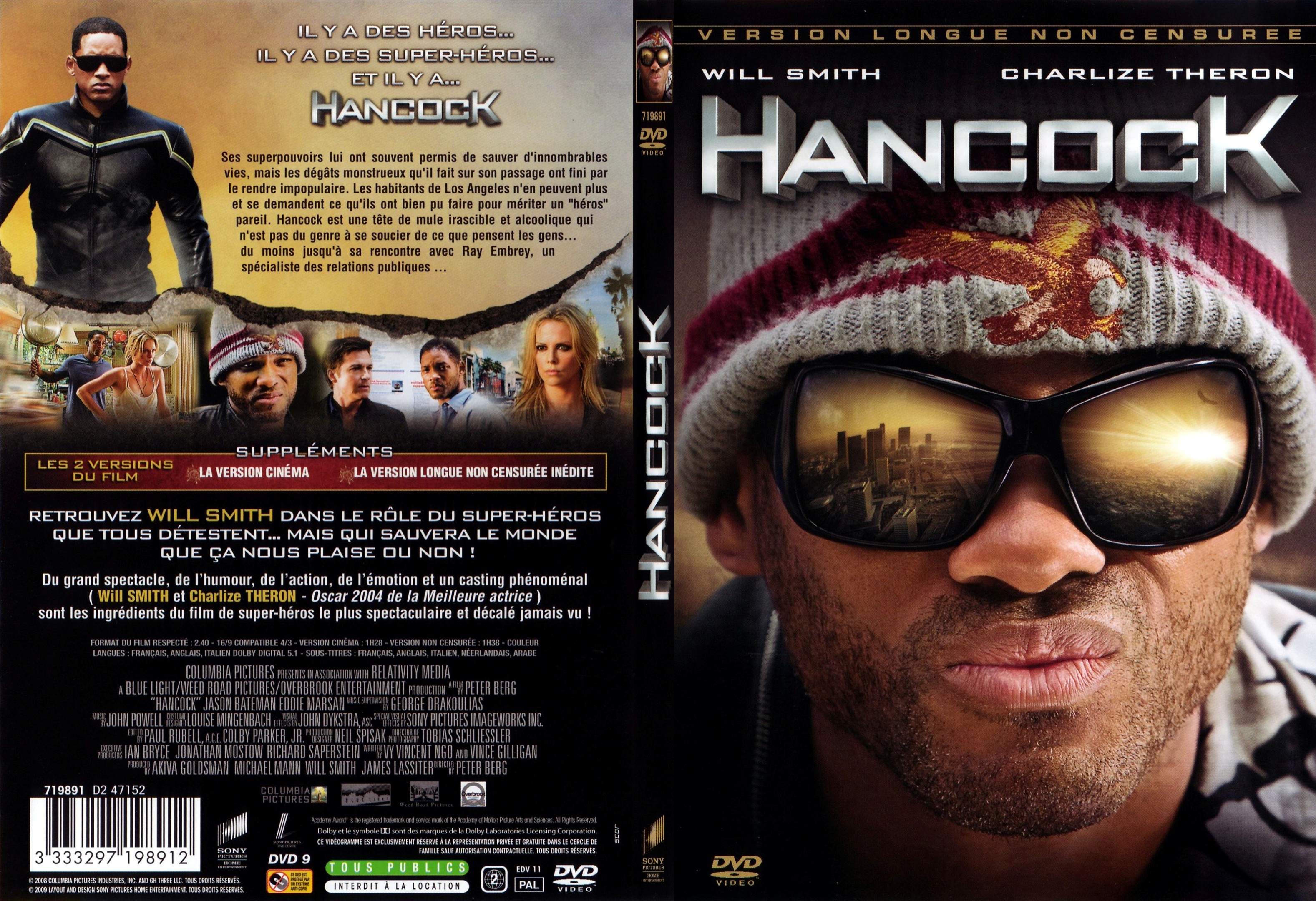 Jaquette DVD Hancock - SLIM