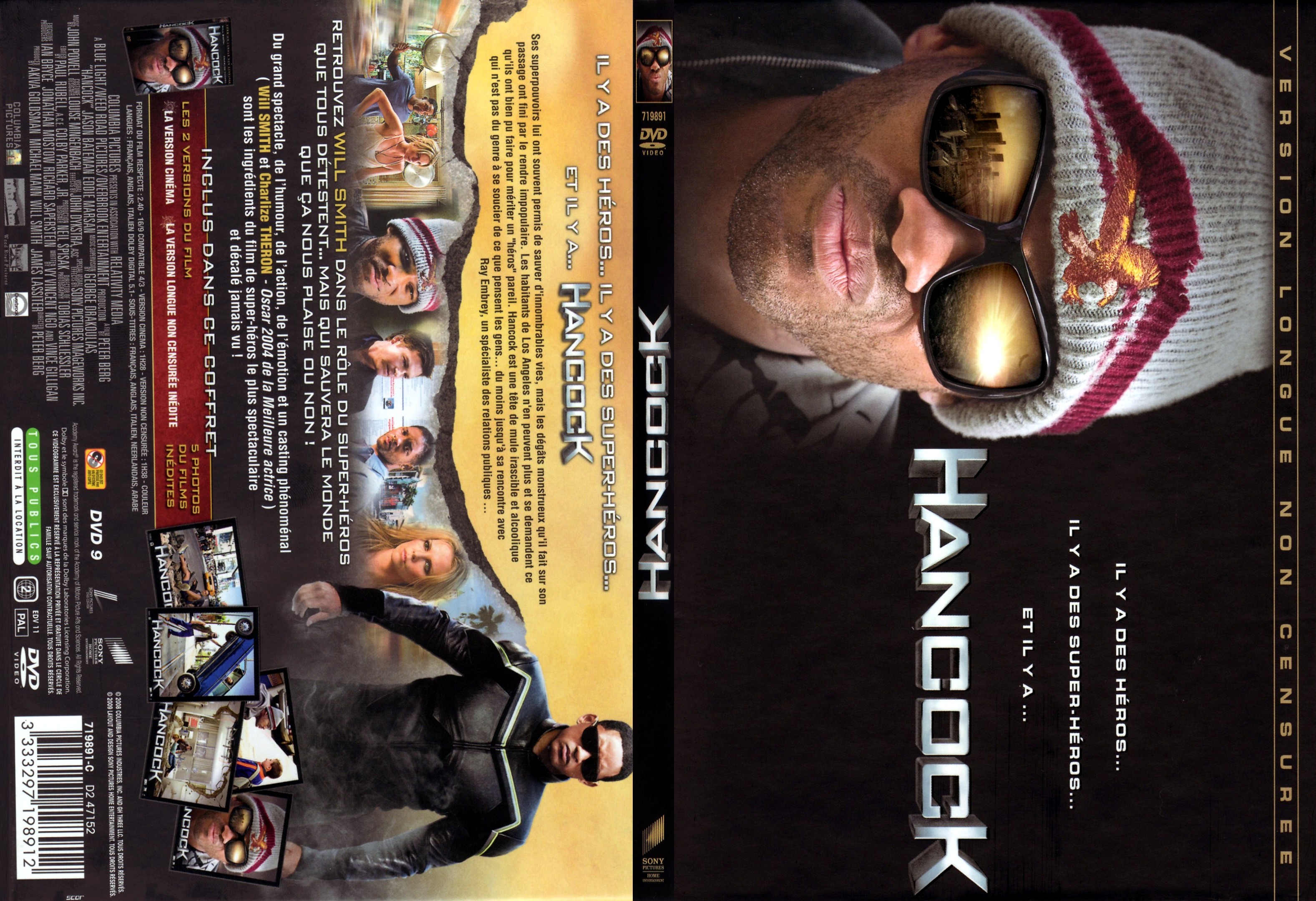 Jaquette DVD Hancock - SLIM v2