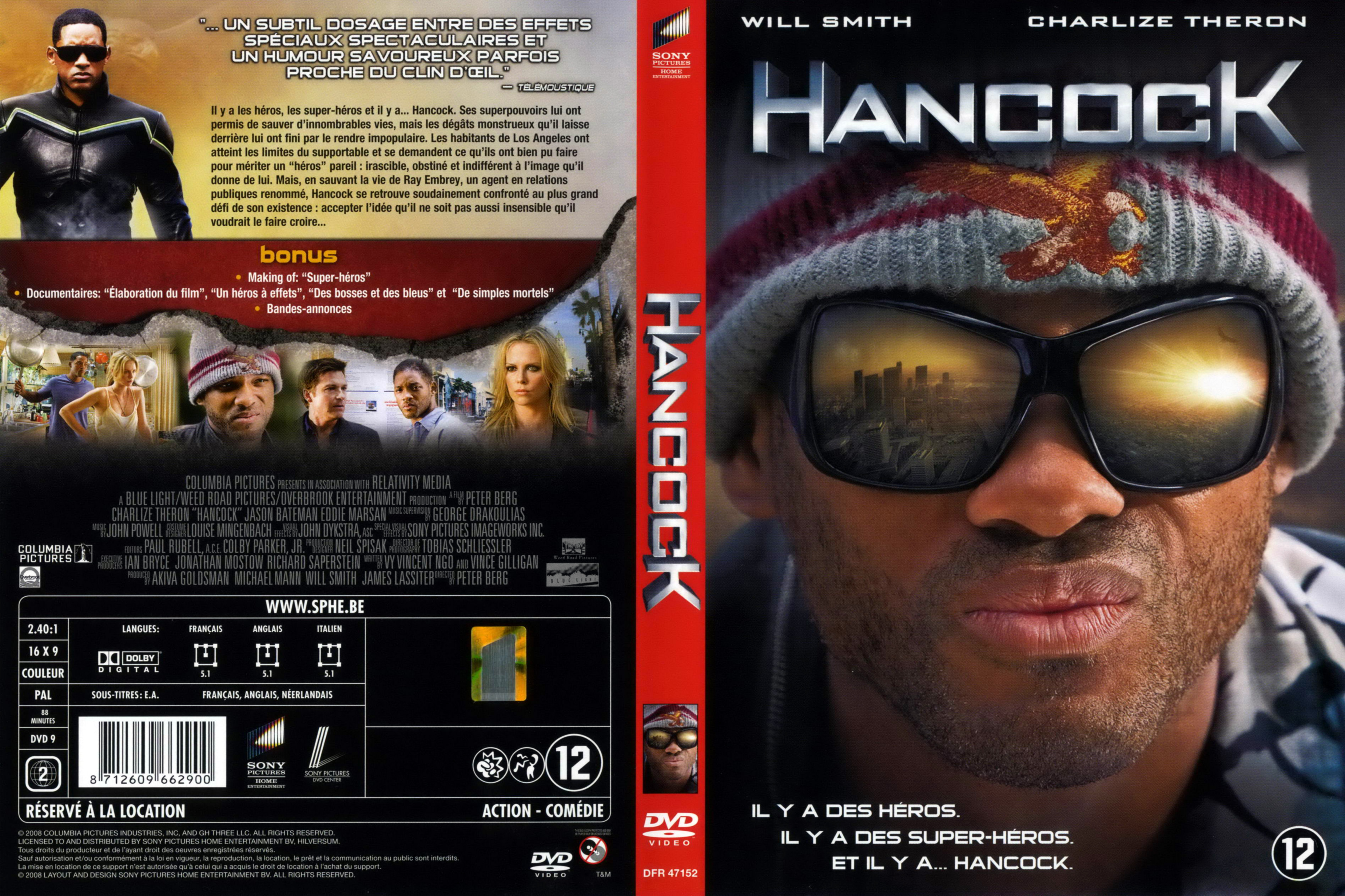 Jaquette DVD Hancock v2