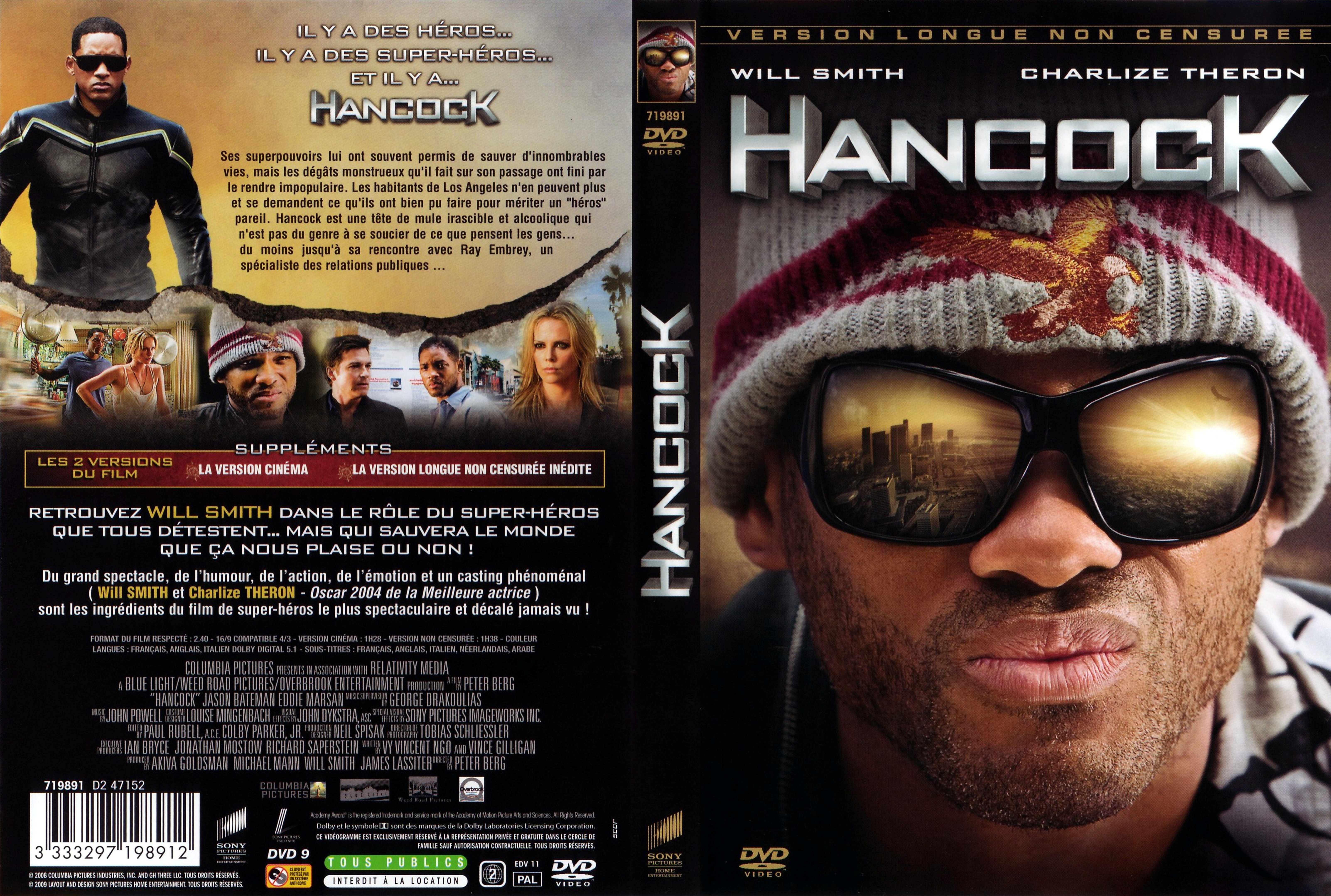 Jaquette DVD Hancock v3