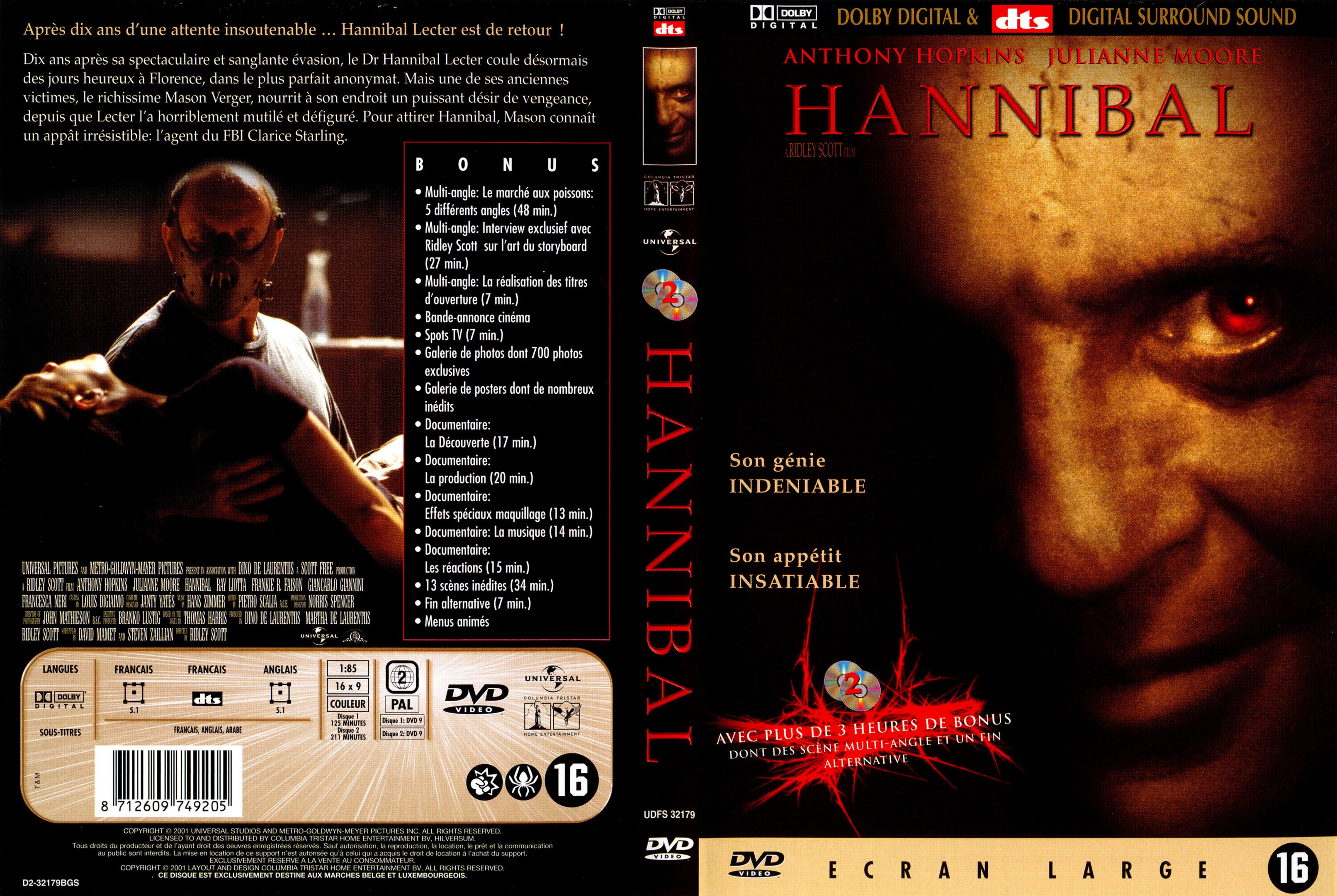 Jaquette DVD Hannibal