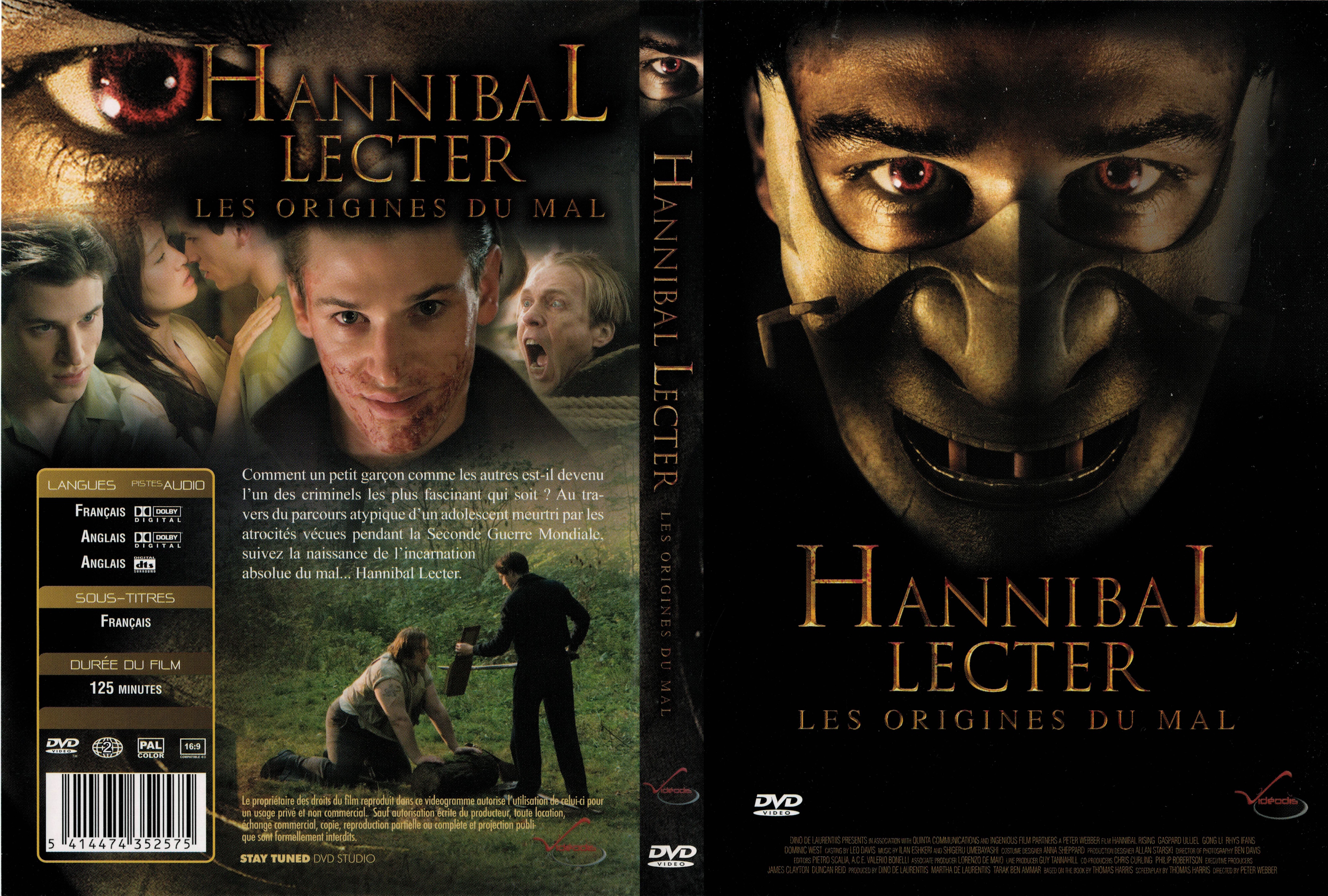 Jaquette DVD Hannibal Lecter les origines du mal v3