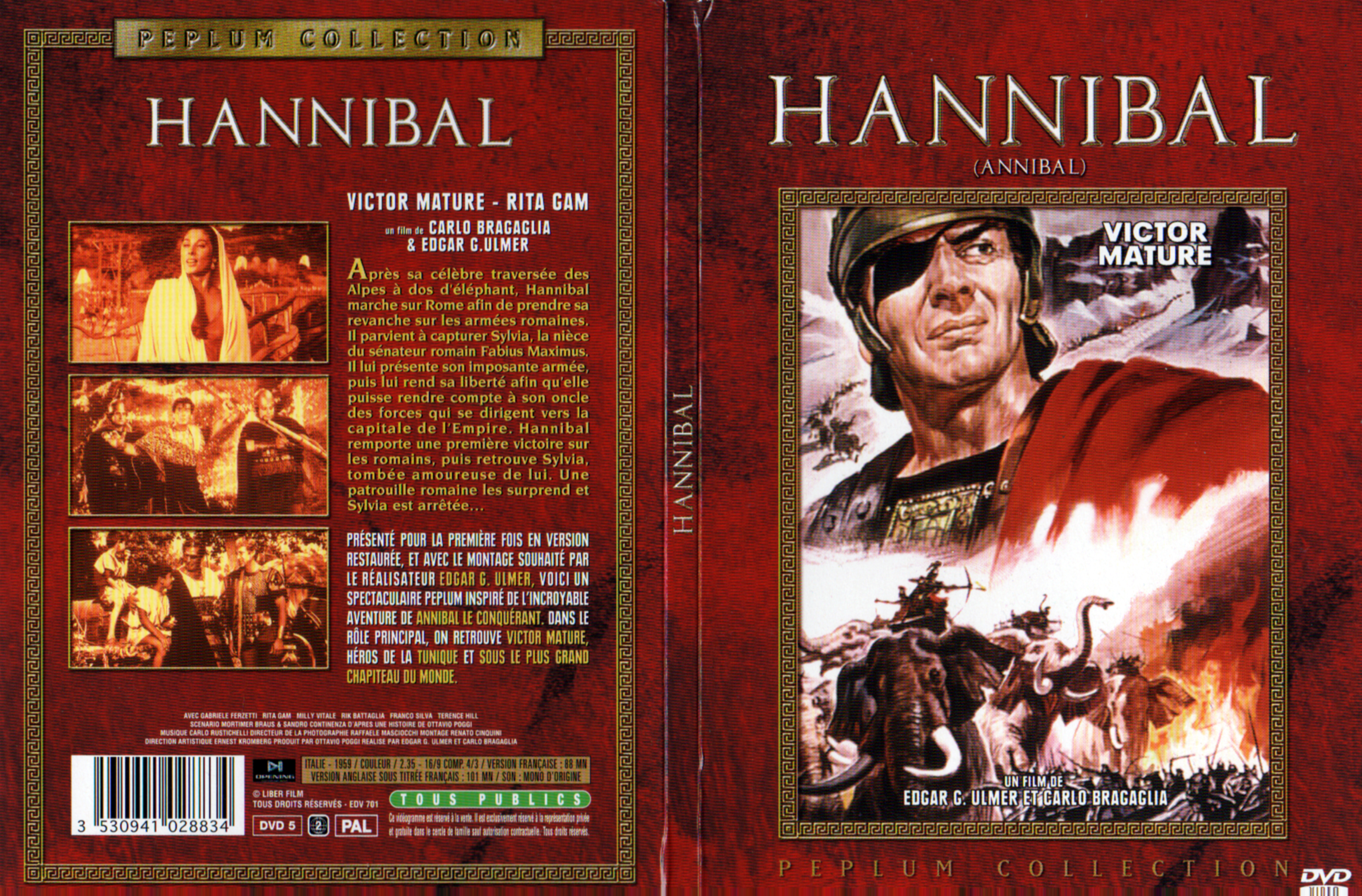 Jaquette DVD Hannibal (1959)