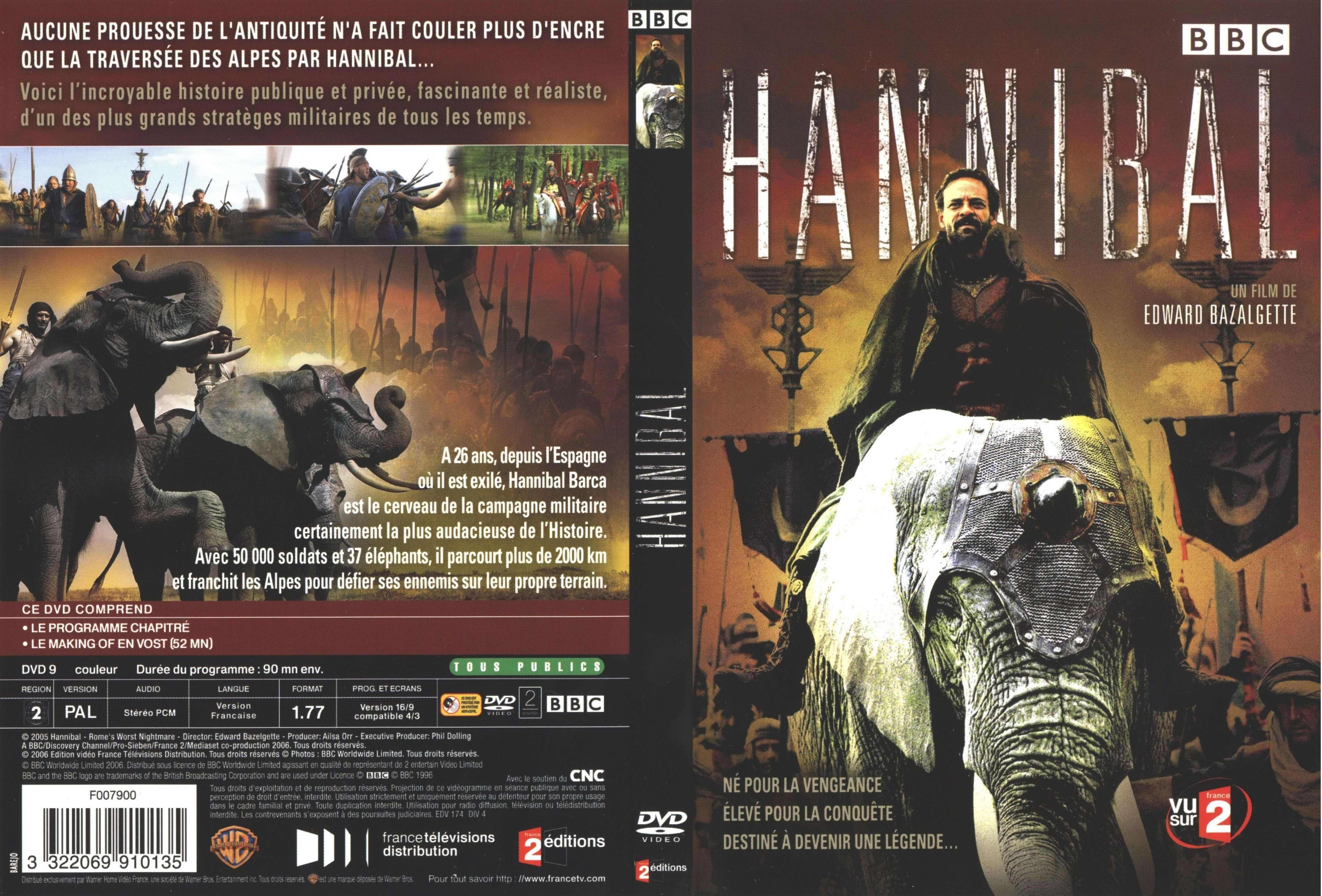 Jaquette DVD Hannibal (documentaire)
