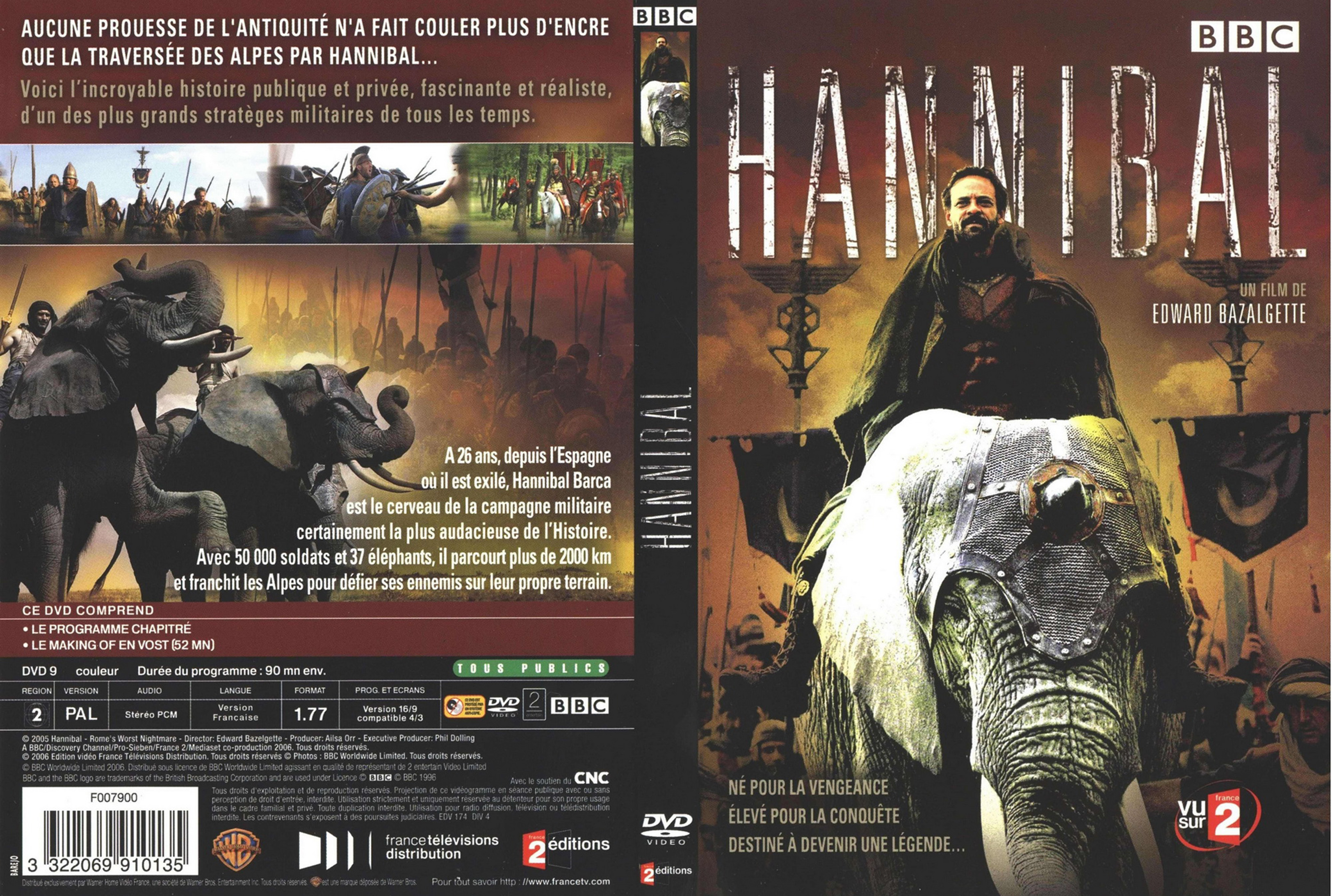 Jaquette DVD Hannibal le cauchemar de Rome