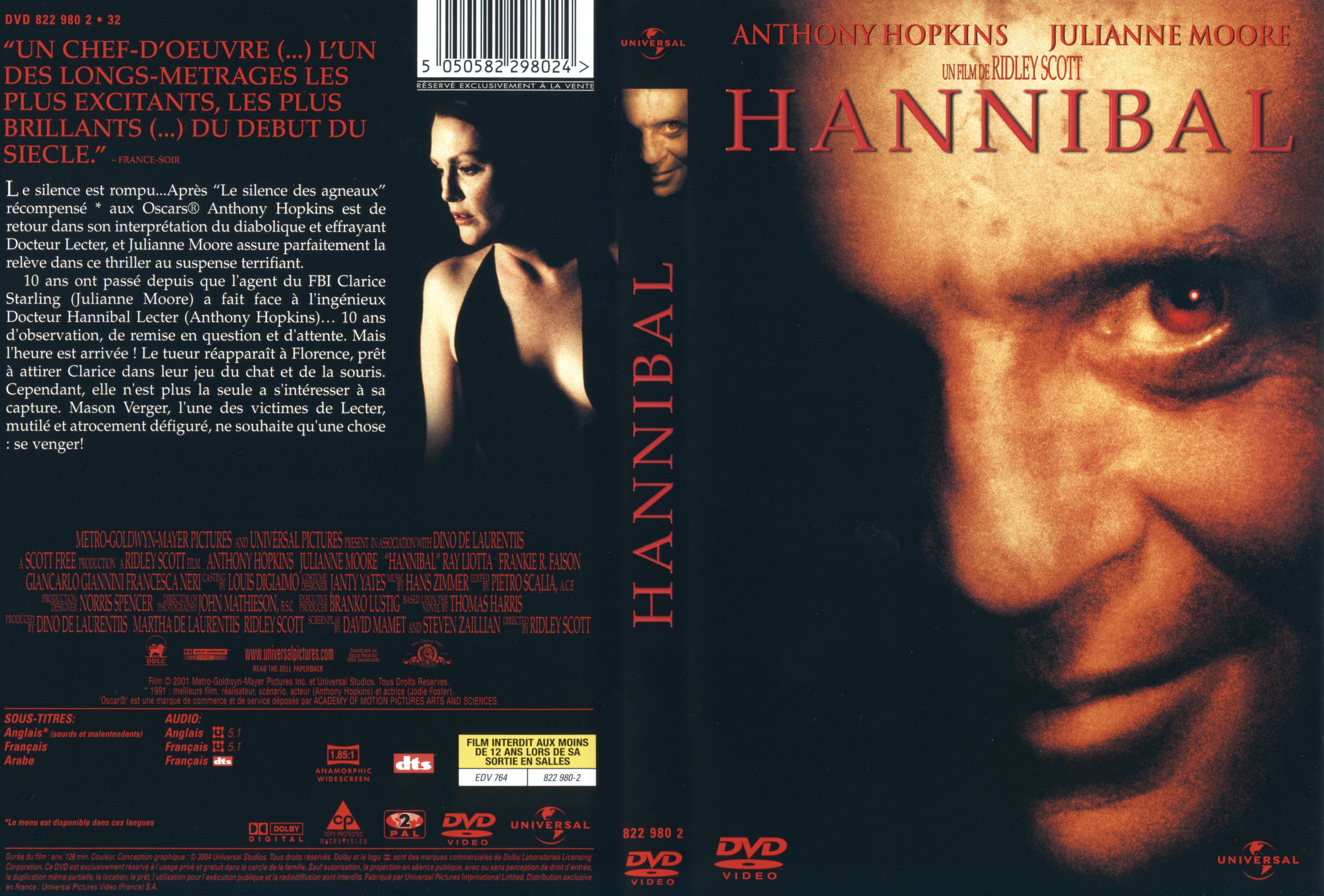 Jaquette DVD Hannibal v2