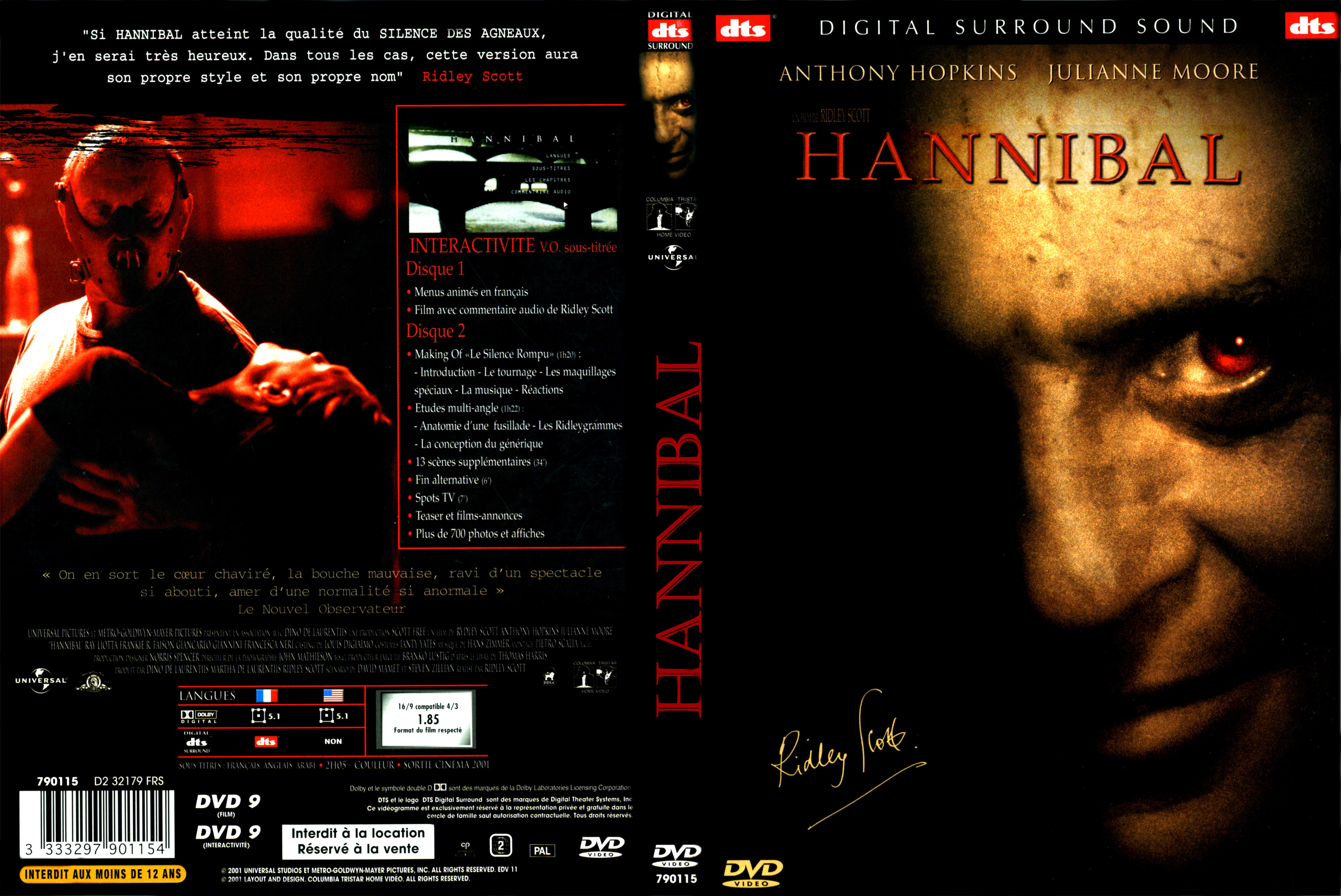 Jaquette DVD Hannibal v3