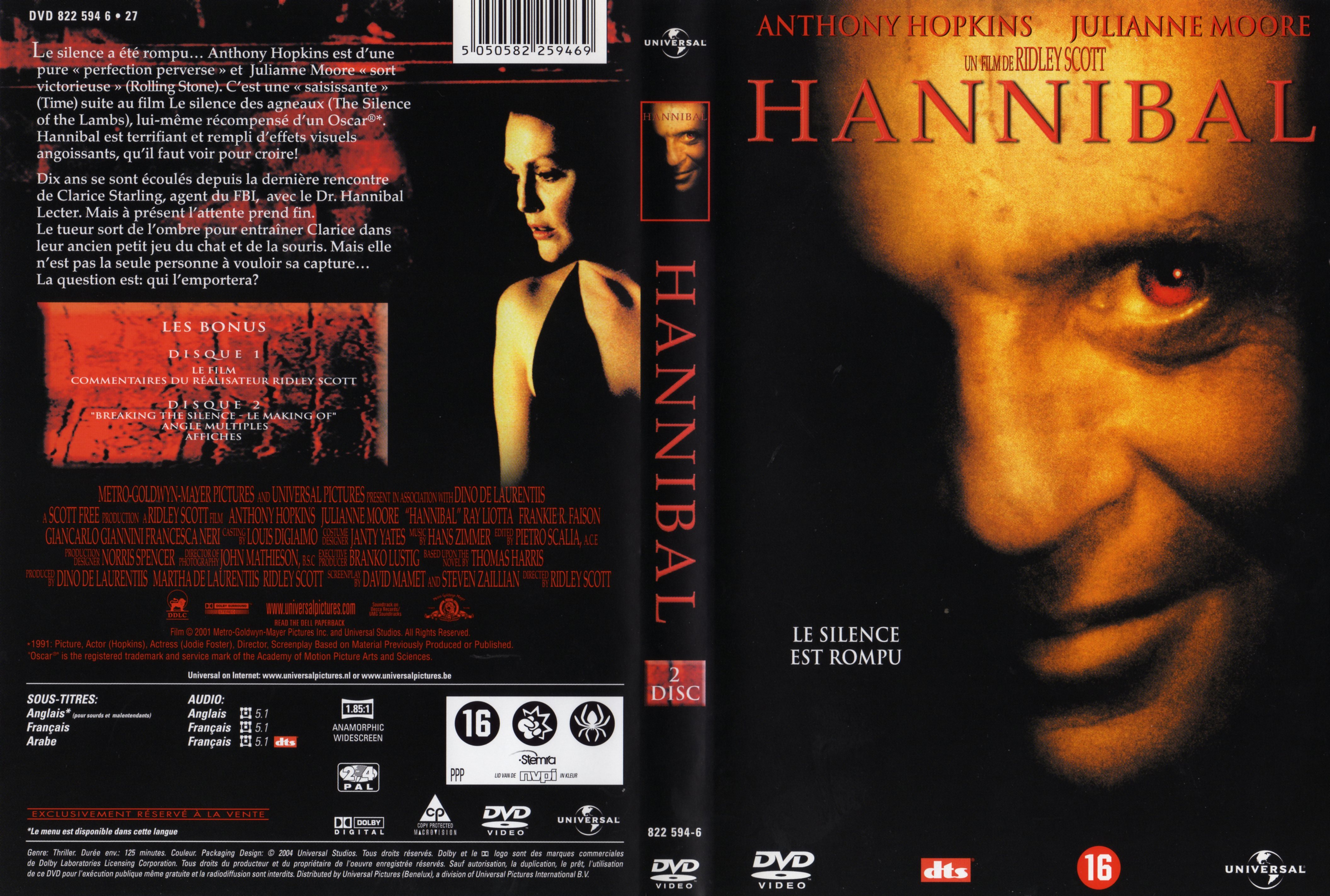 Jaquette DVD Hannibal v4