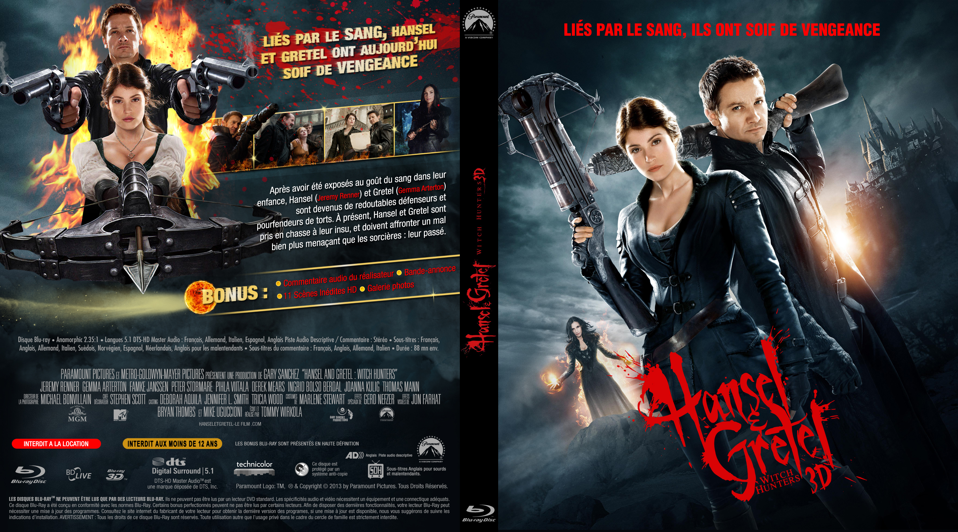 Jaquette DVD Hansel et Gretel custom (BLU-RAY) v2