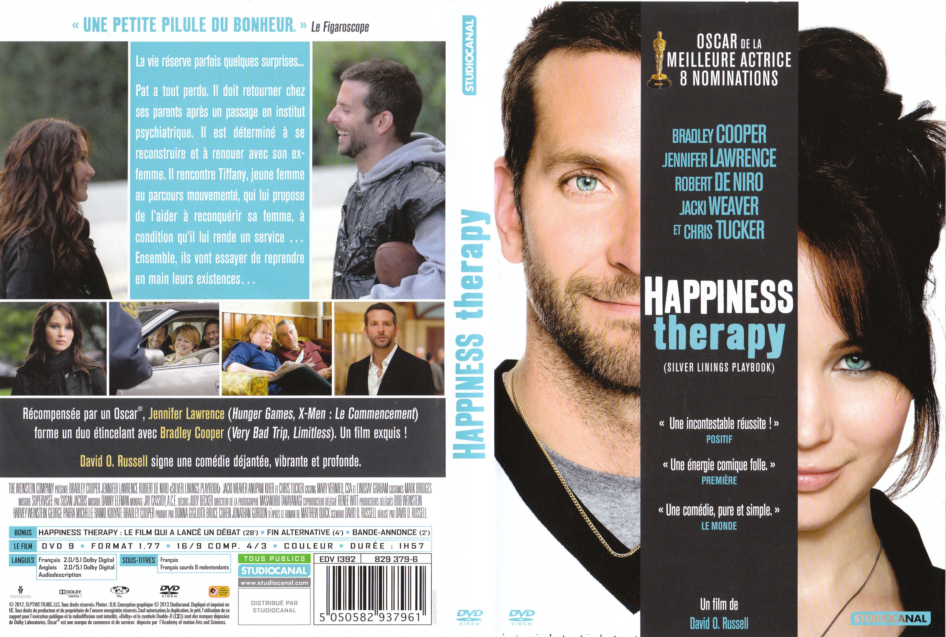 Jaquette DVD Happiness Therapy