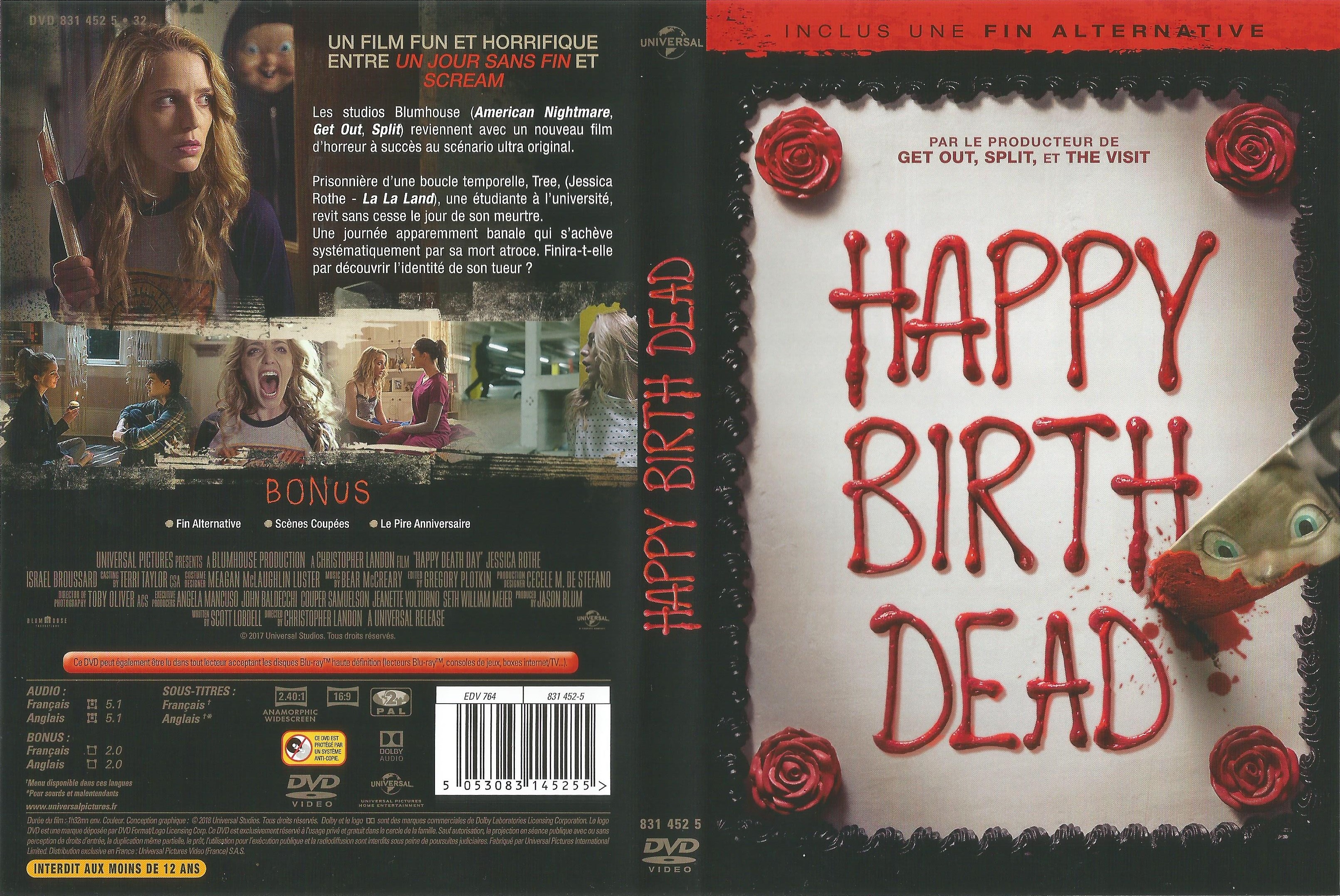 Jaquette DVD Happy Birth Dead