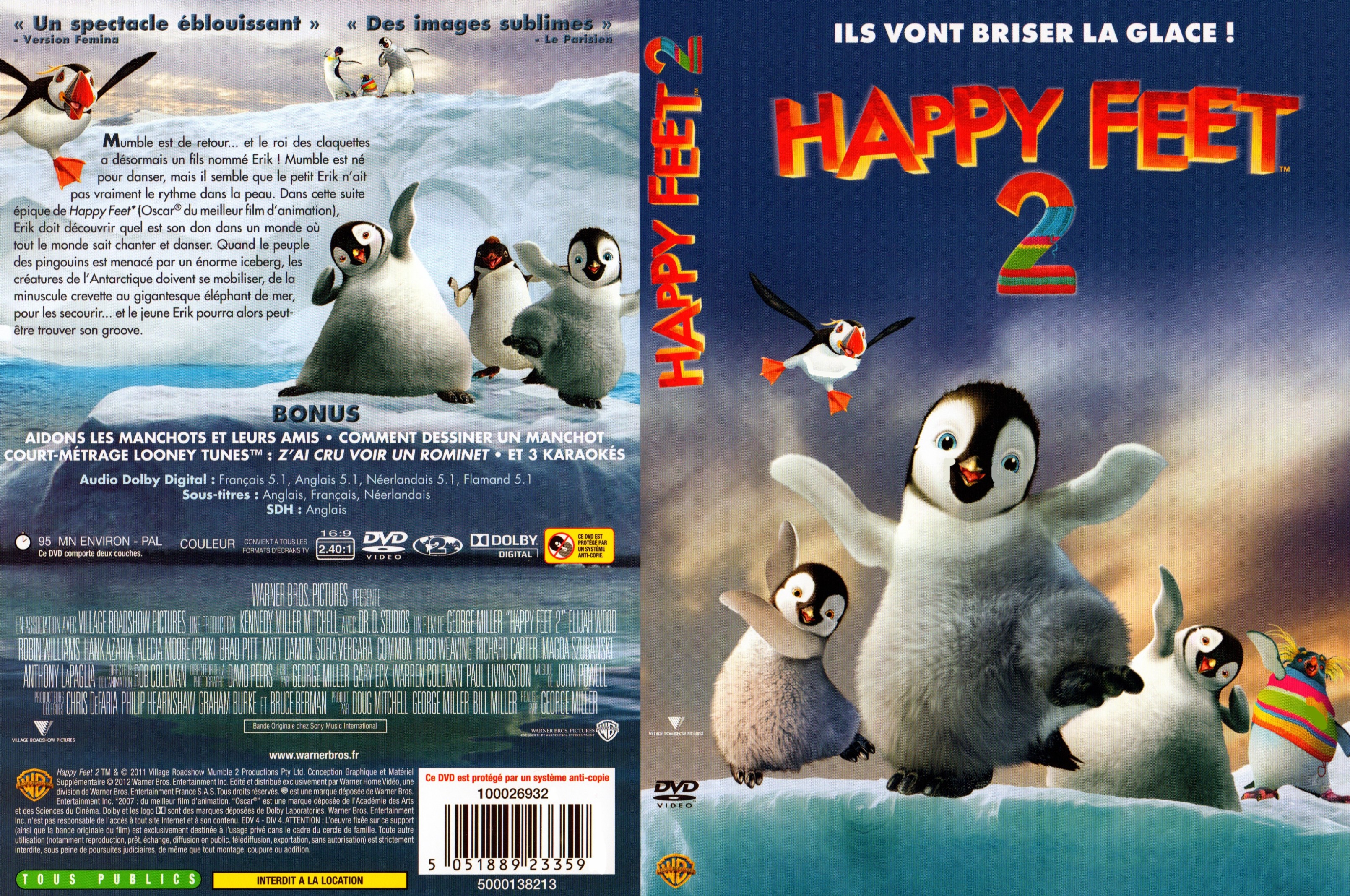 Jaquette DVD Happy Feet 2
