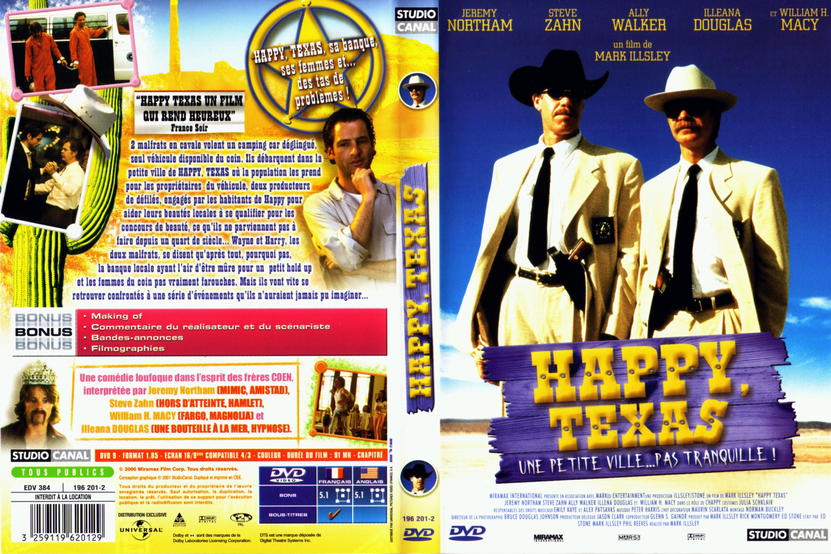 Jaquette DVD Happy Texas