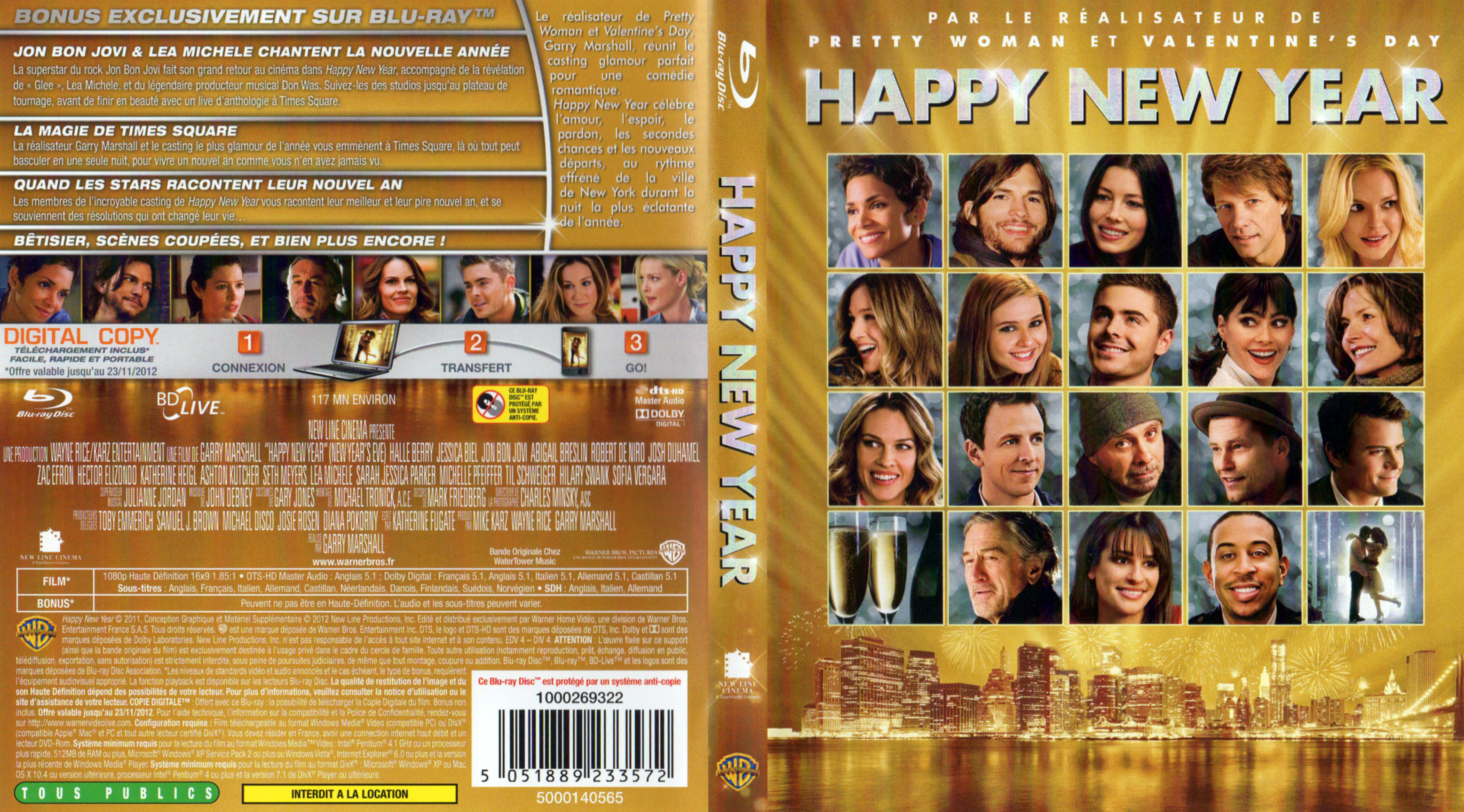 Jaquette DVD Happy new year (BLU-RAY)