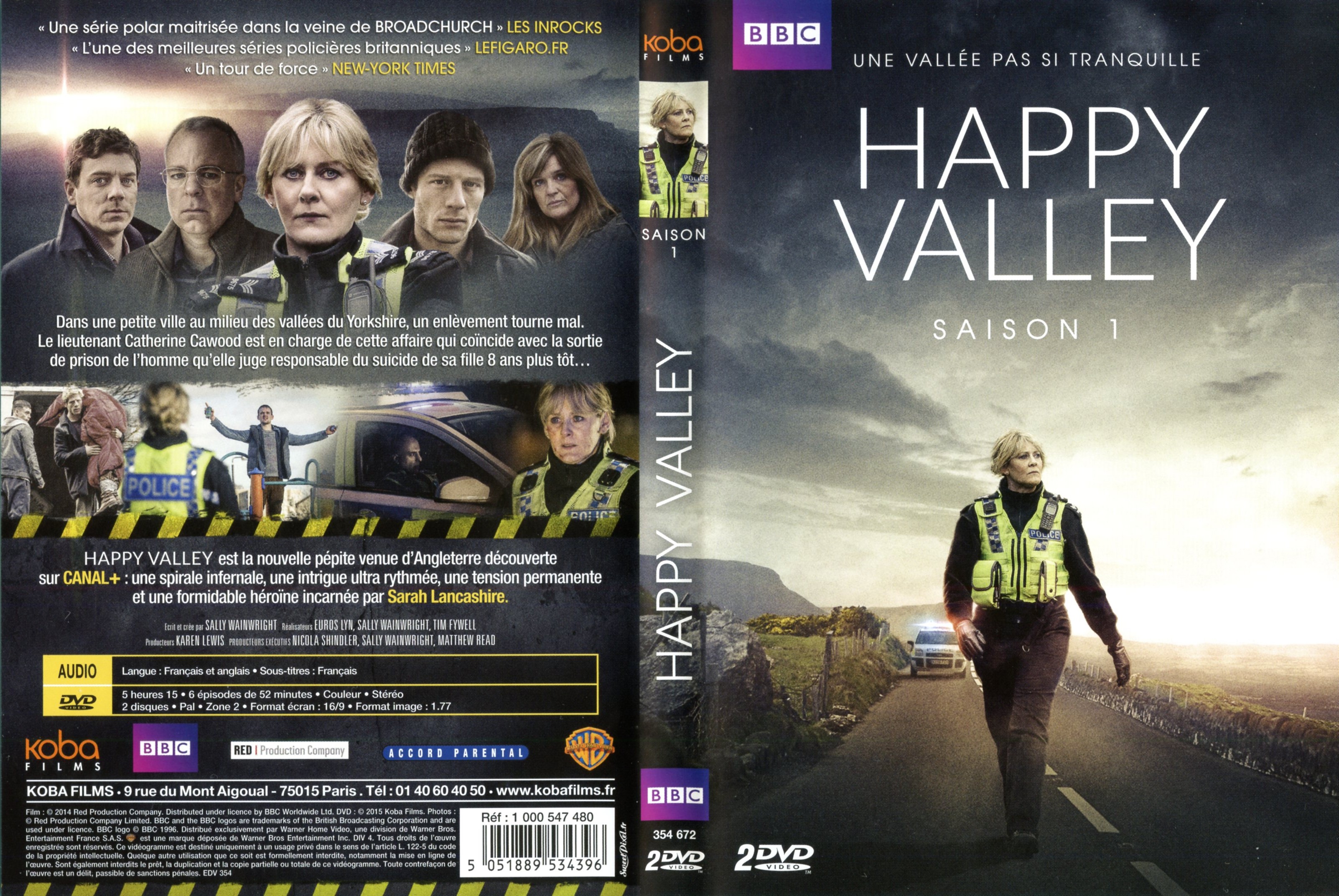 Jaquette DVD Happy valley Saison 1