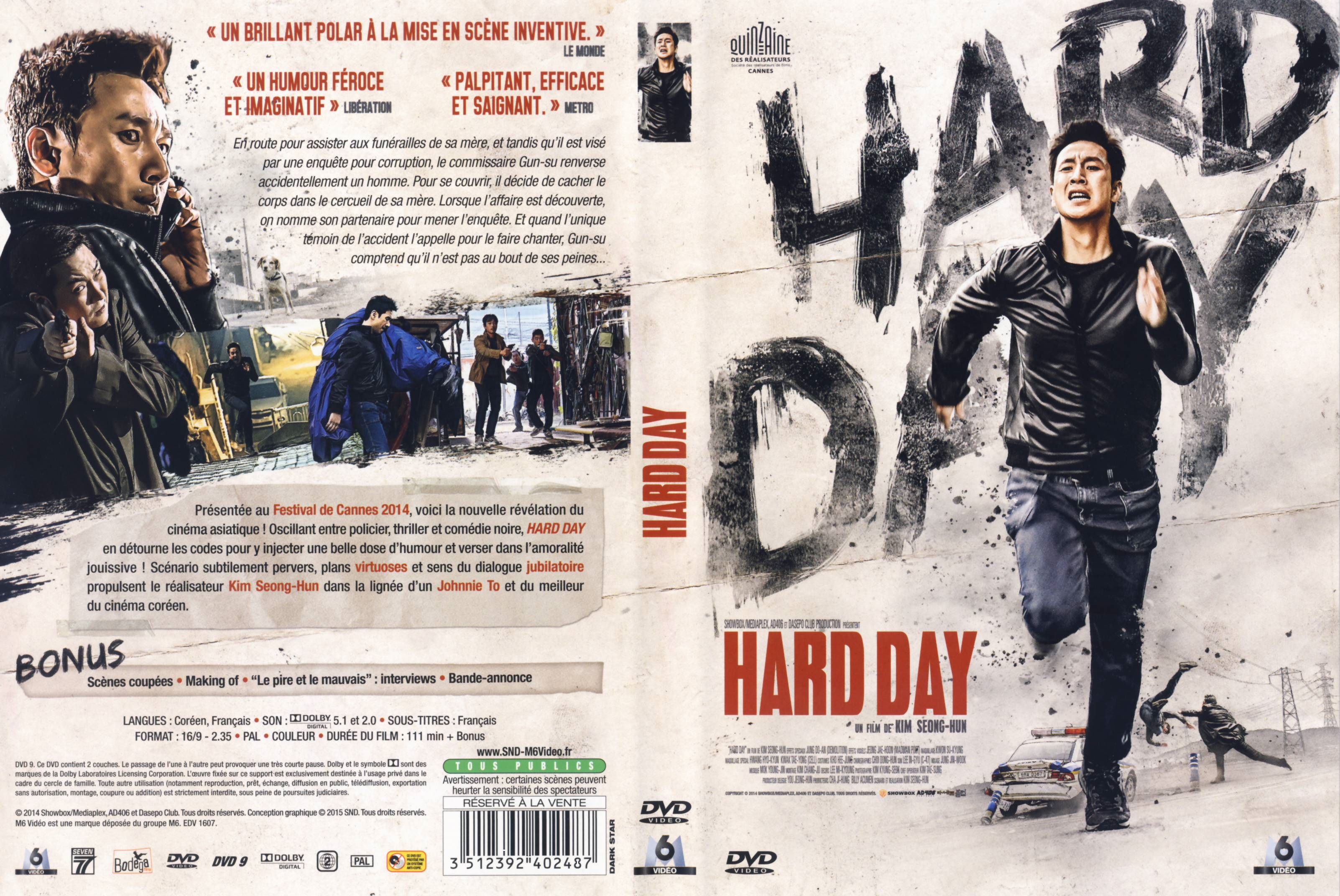 Jaquette DVD Hard Day