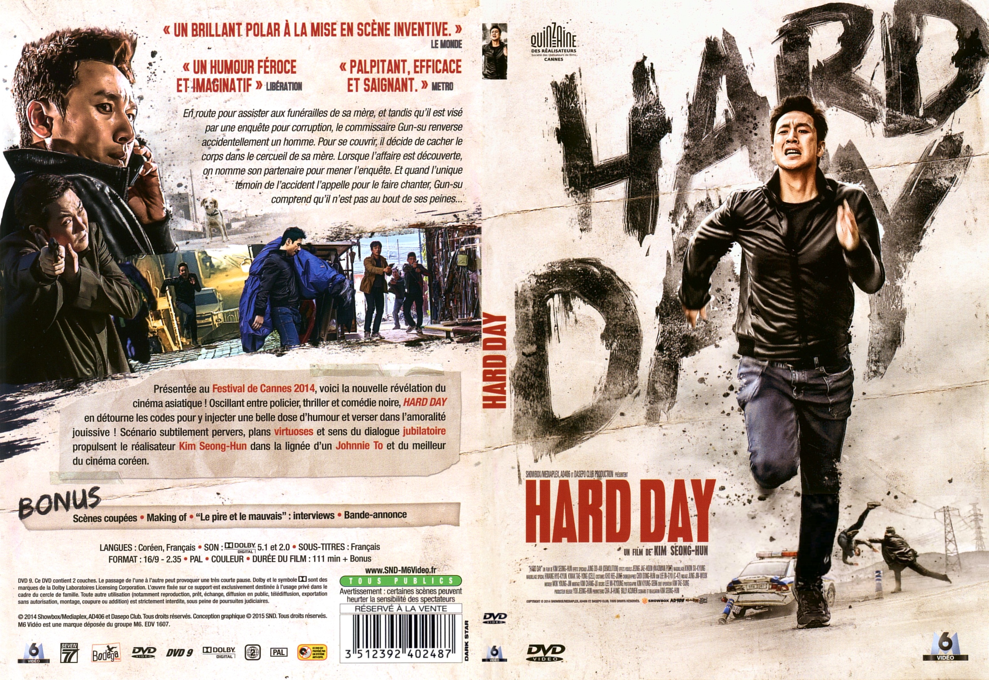 Jaquette DVD Hard Day - SLIM