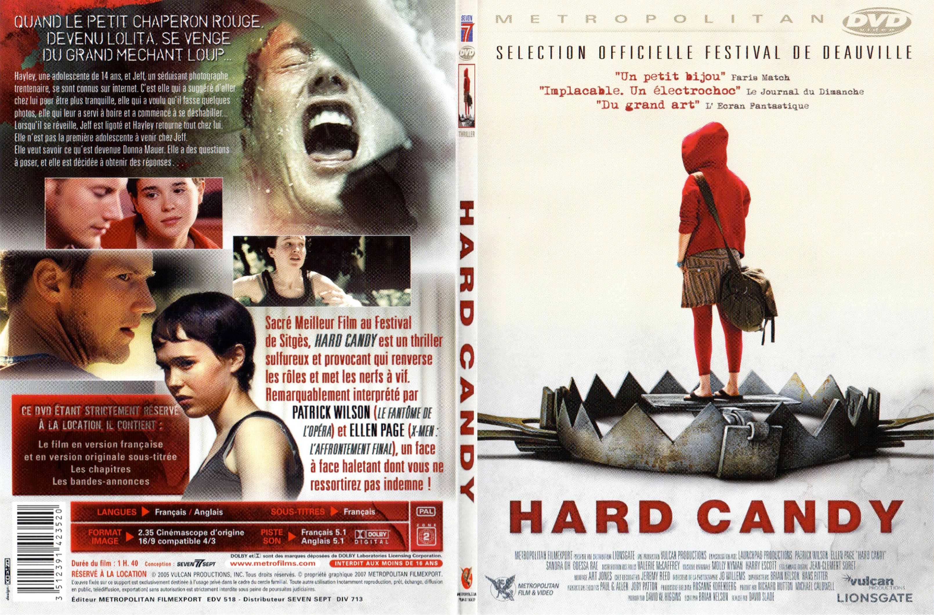 Jaquette DVD Hard candy - SLIM