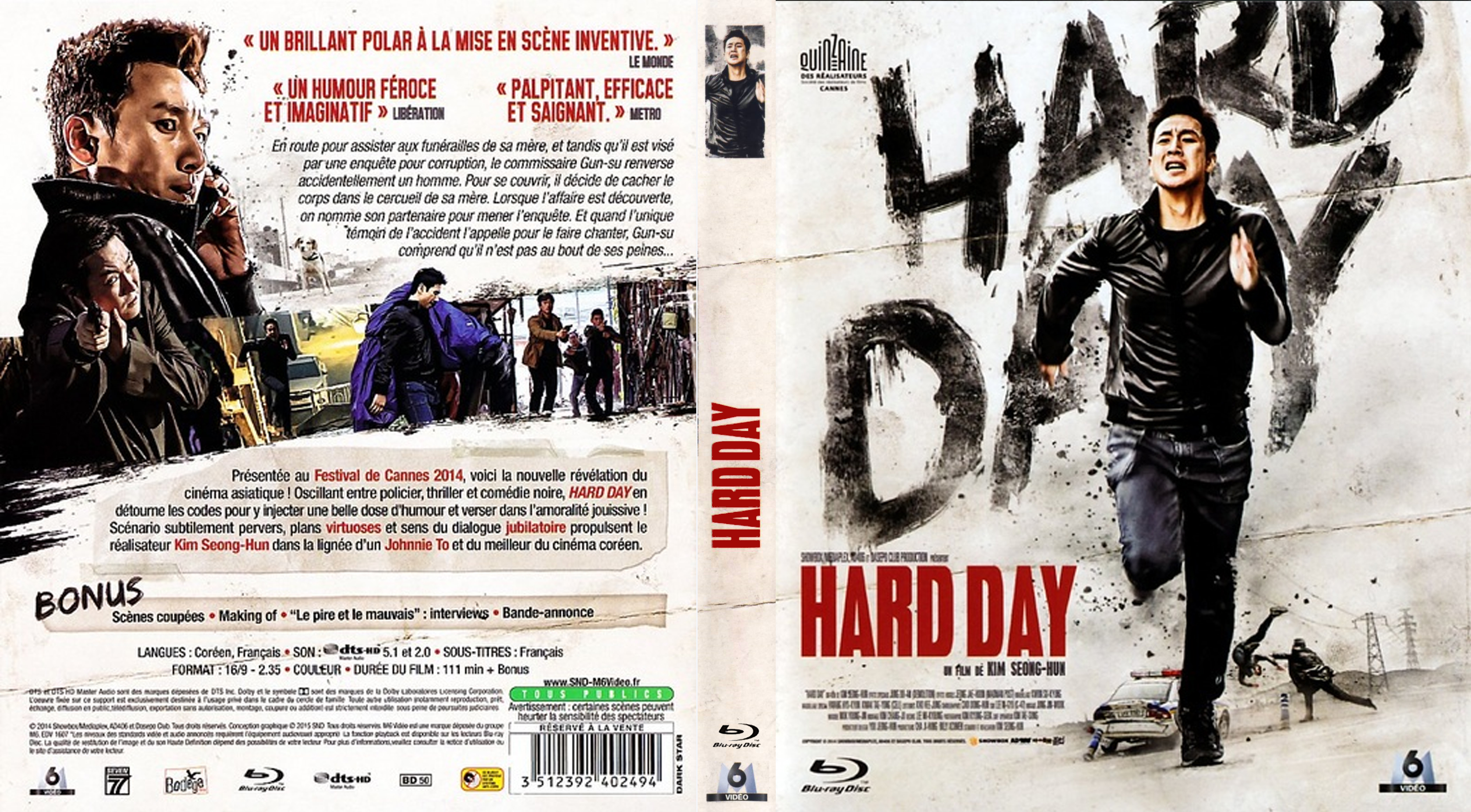 Jaquette DVD Hard day custom (BLU-RAY)