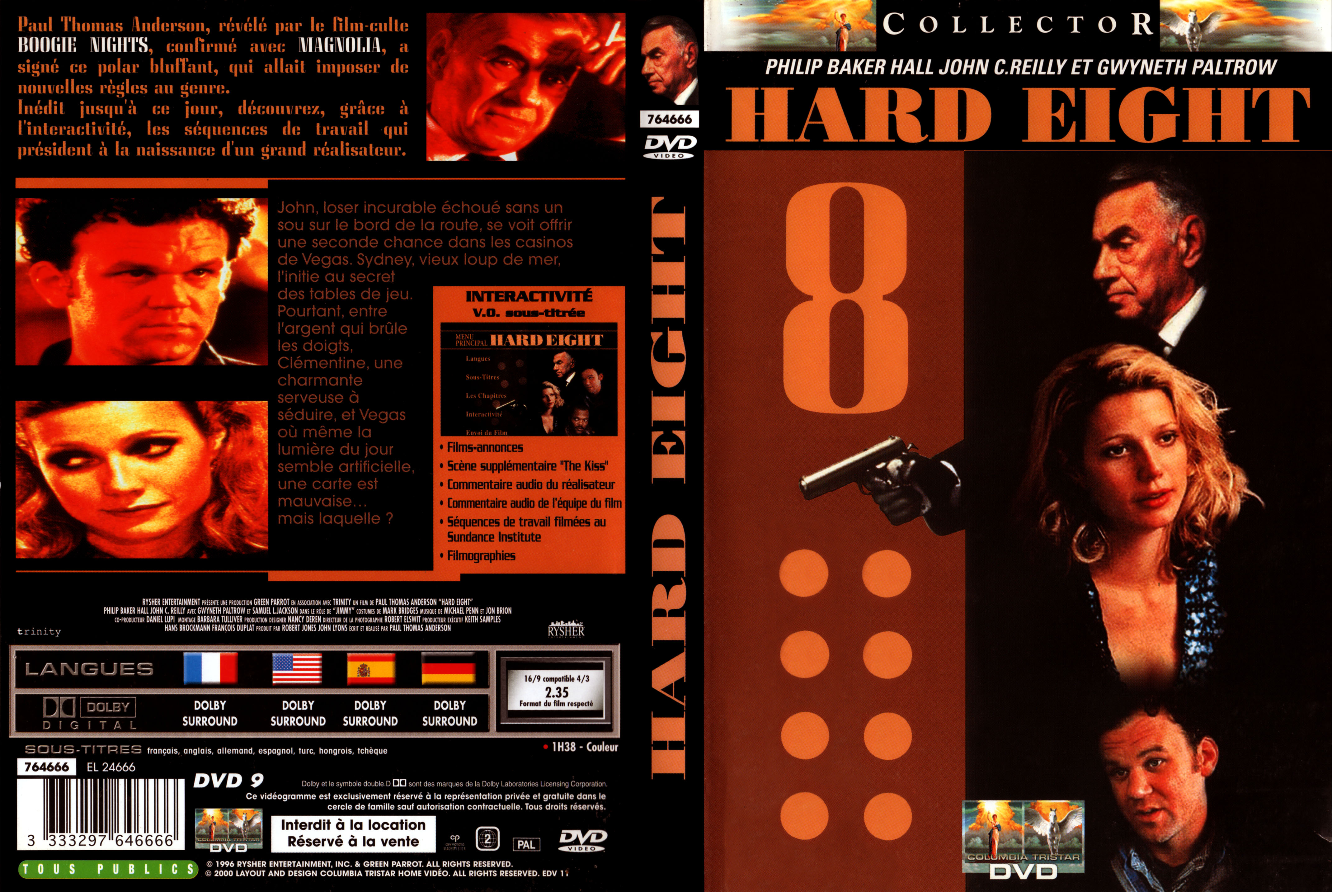 Jaquette DVD Hard eight