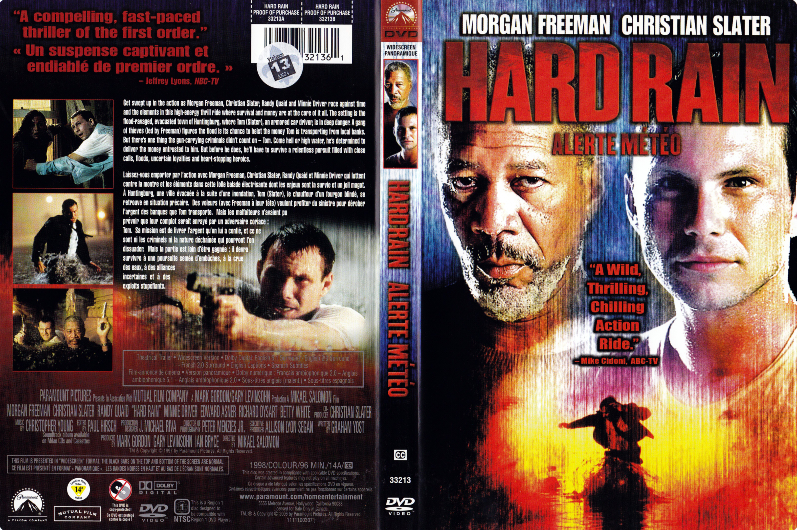 Jaquette DVD Hard rain - Alerte mto (Canadienne)