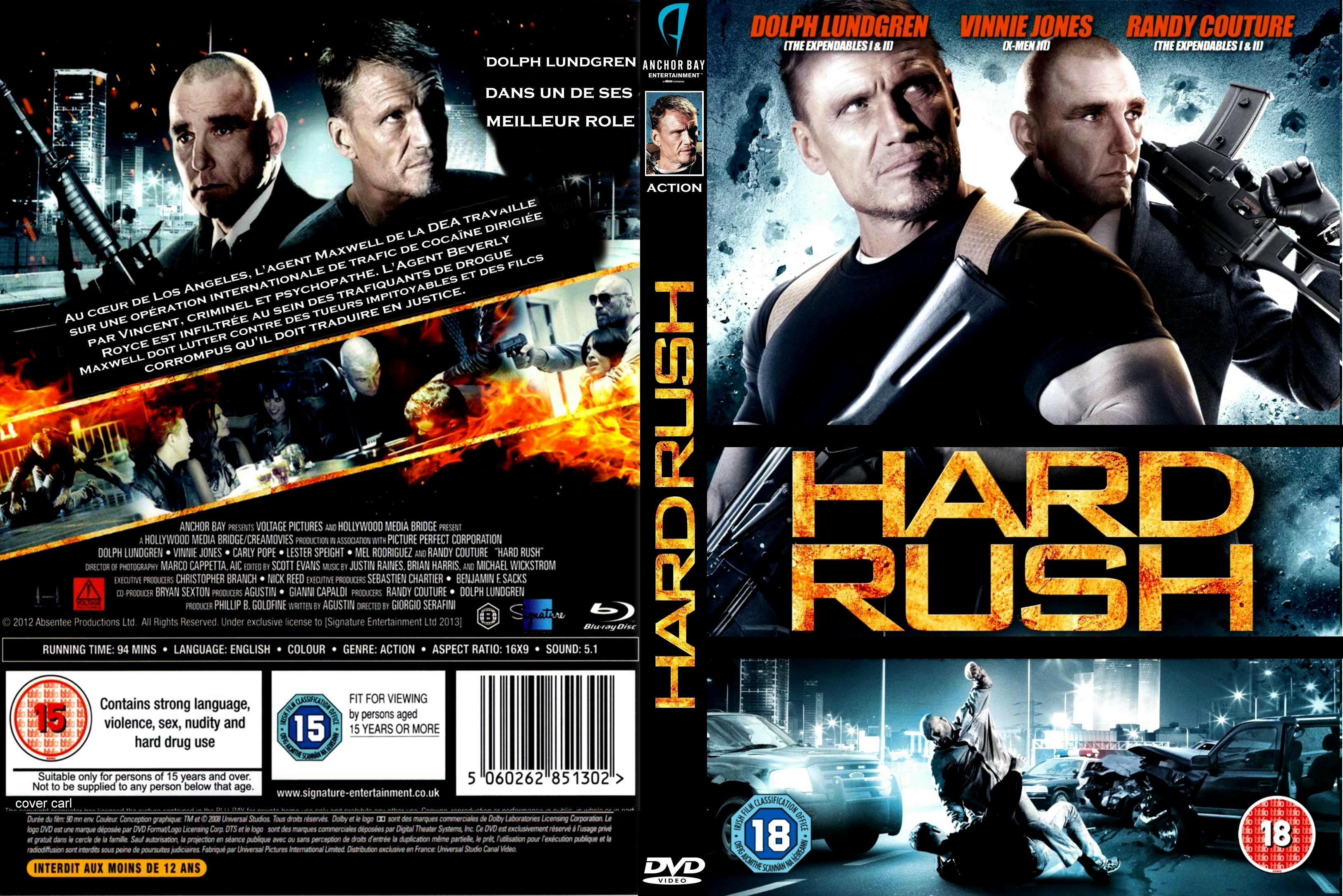 Jaquette DVD Hard rush custom