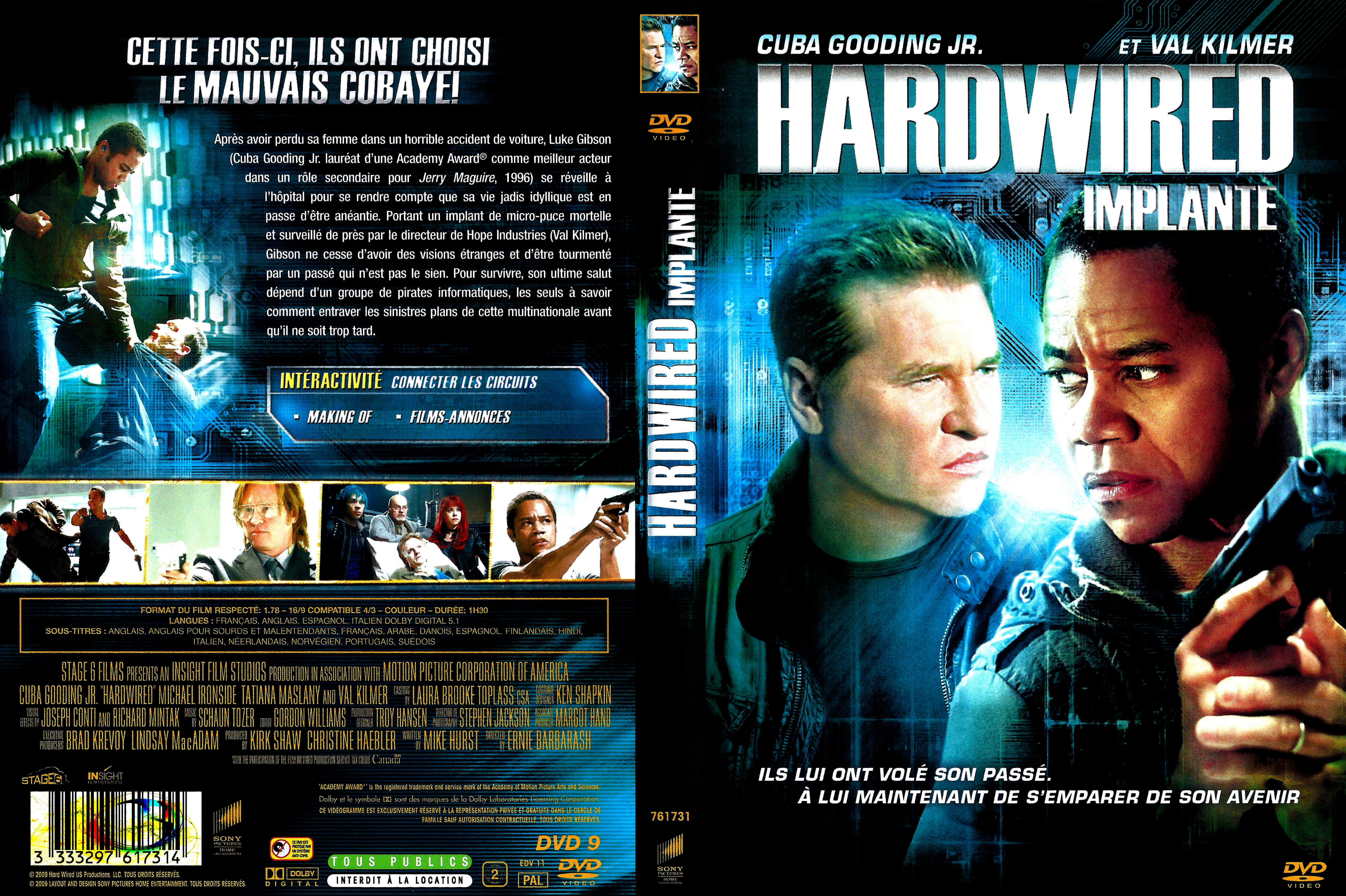 Jaquette DVD Hardwired v2