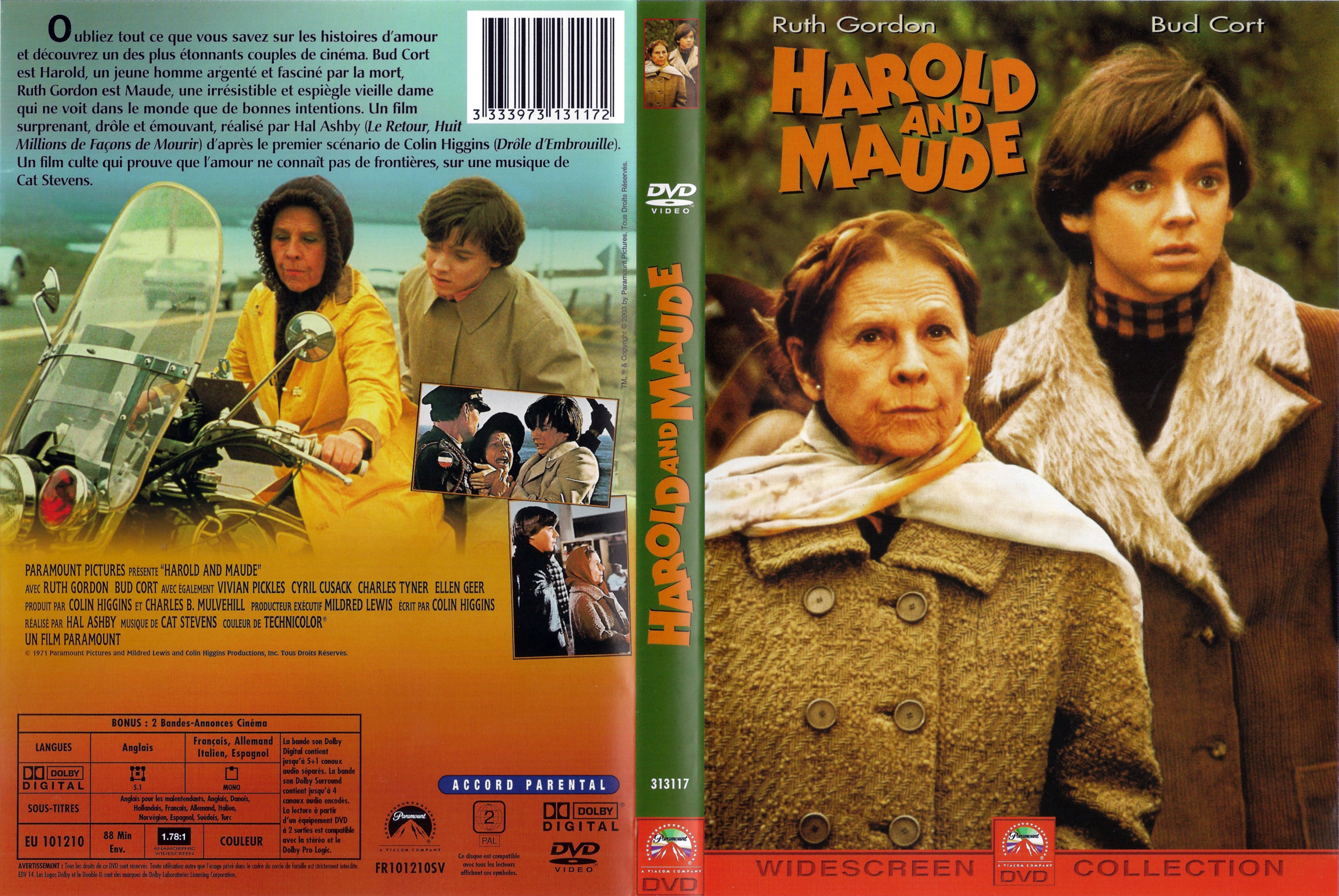 Jaquette DVD Harold and Maude