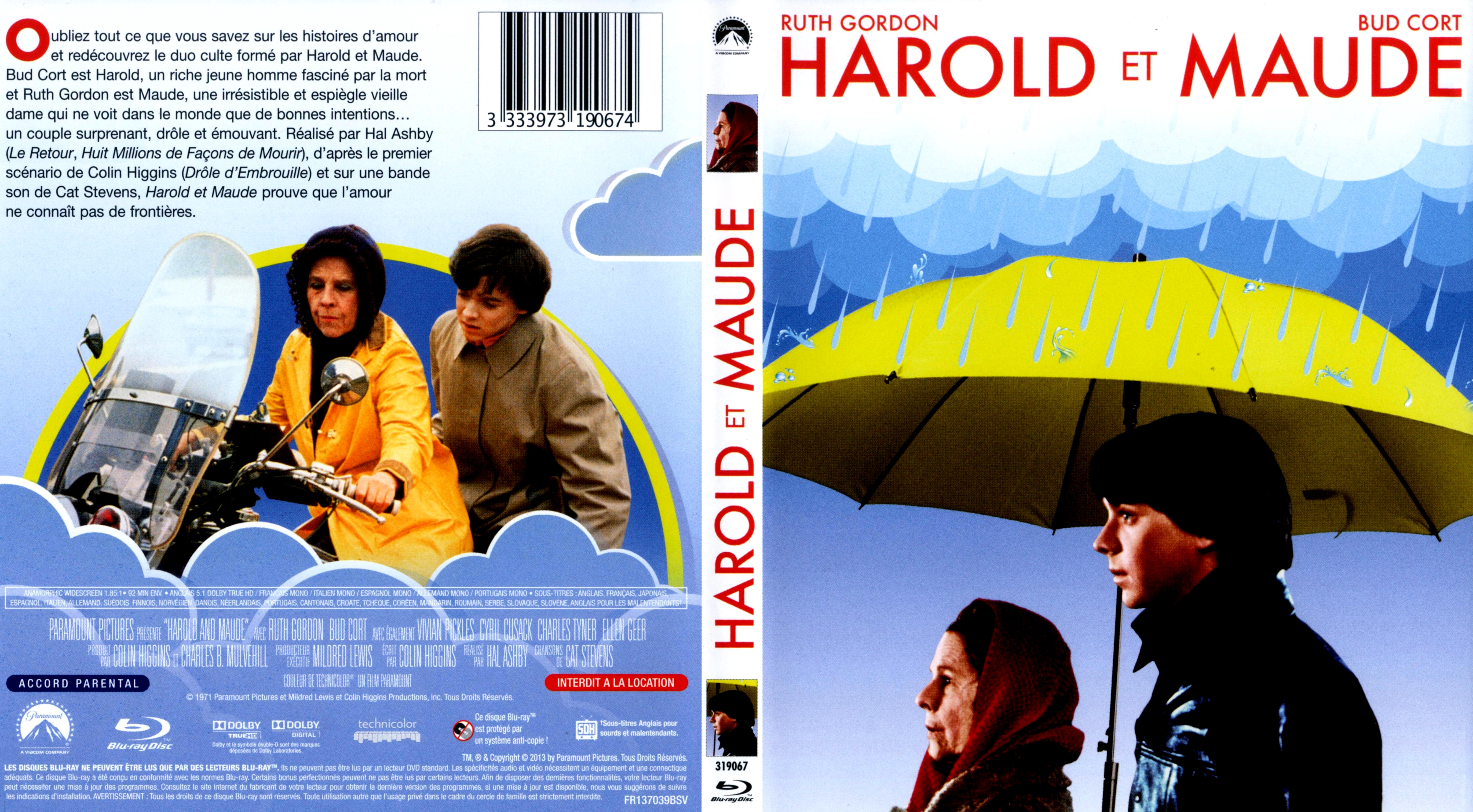 Jaquette DVD Harold et Maude (BLU-RAY)