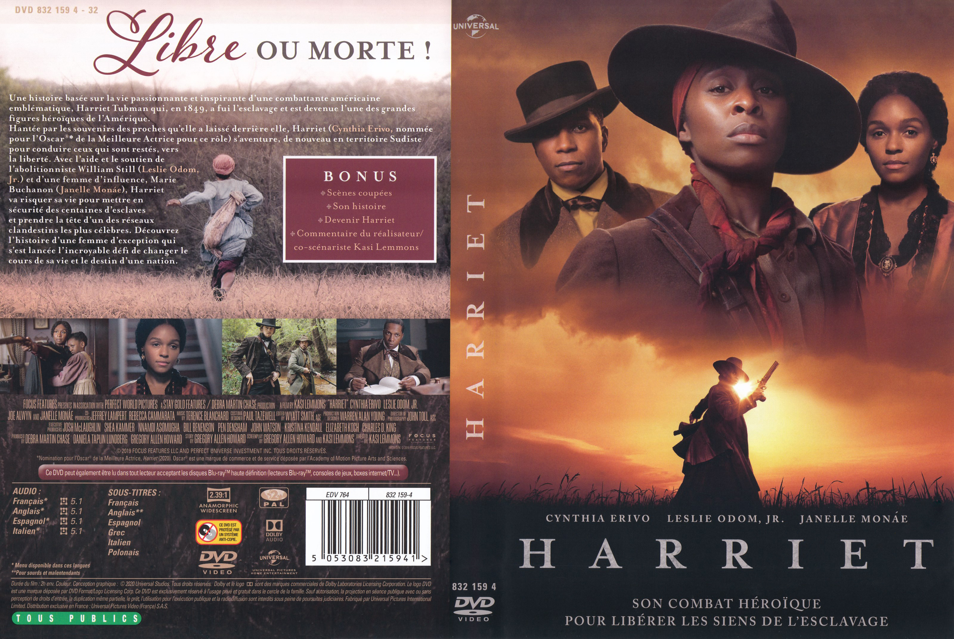 Jaquette DVD Harriet